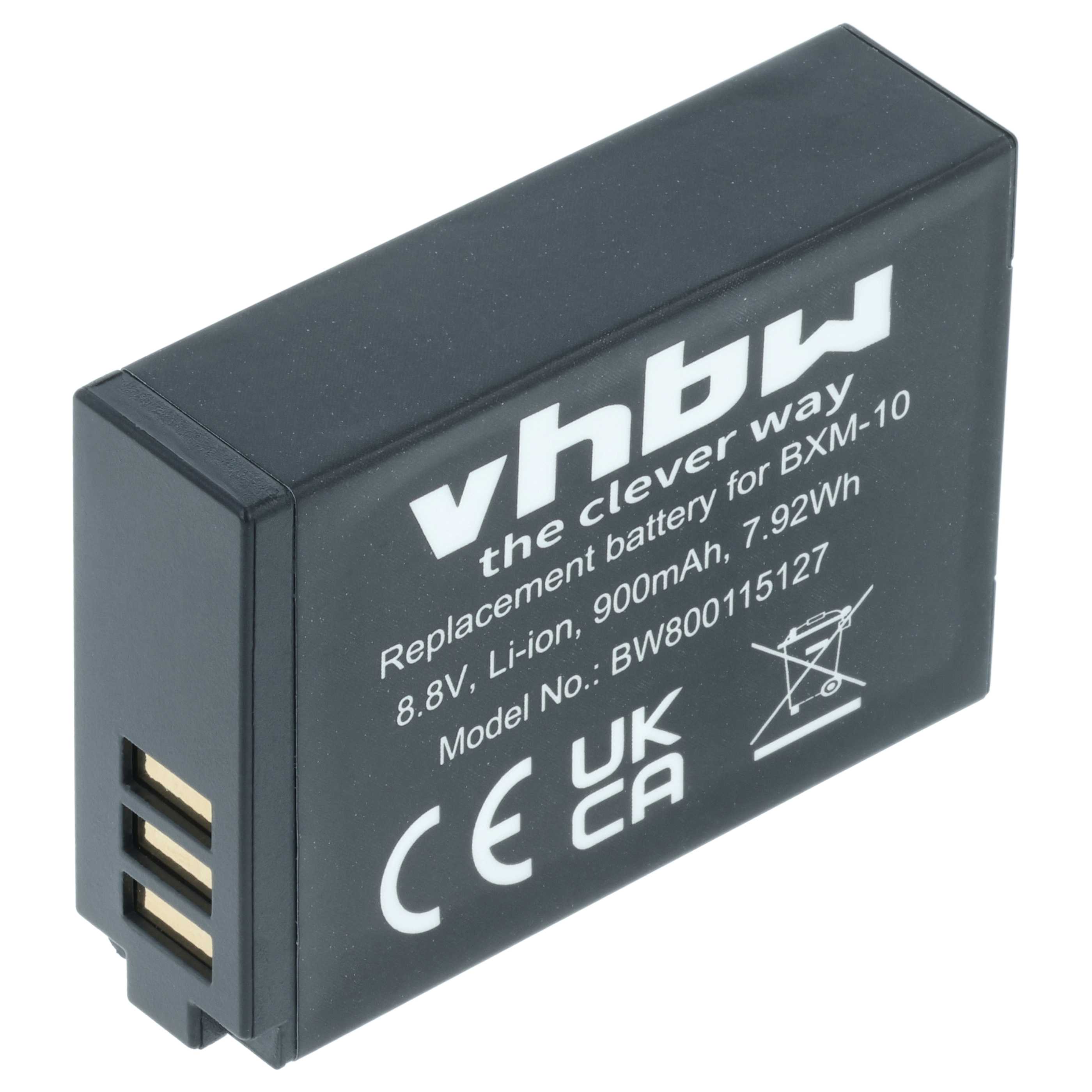 Battery replaces XiaoYi BXM-10 - 900mAh, 8.8V, Li-Ion