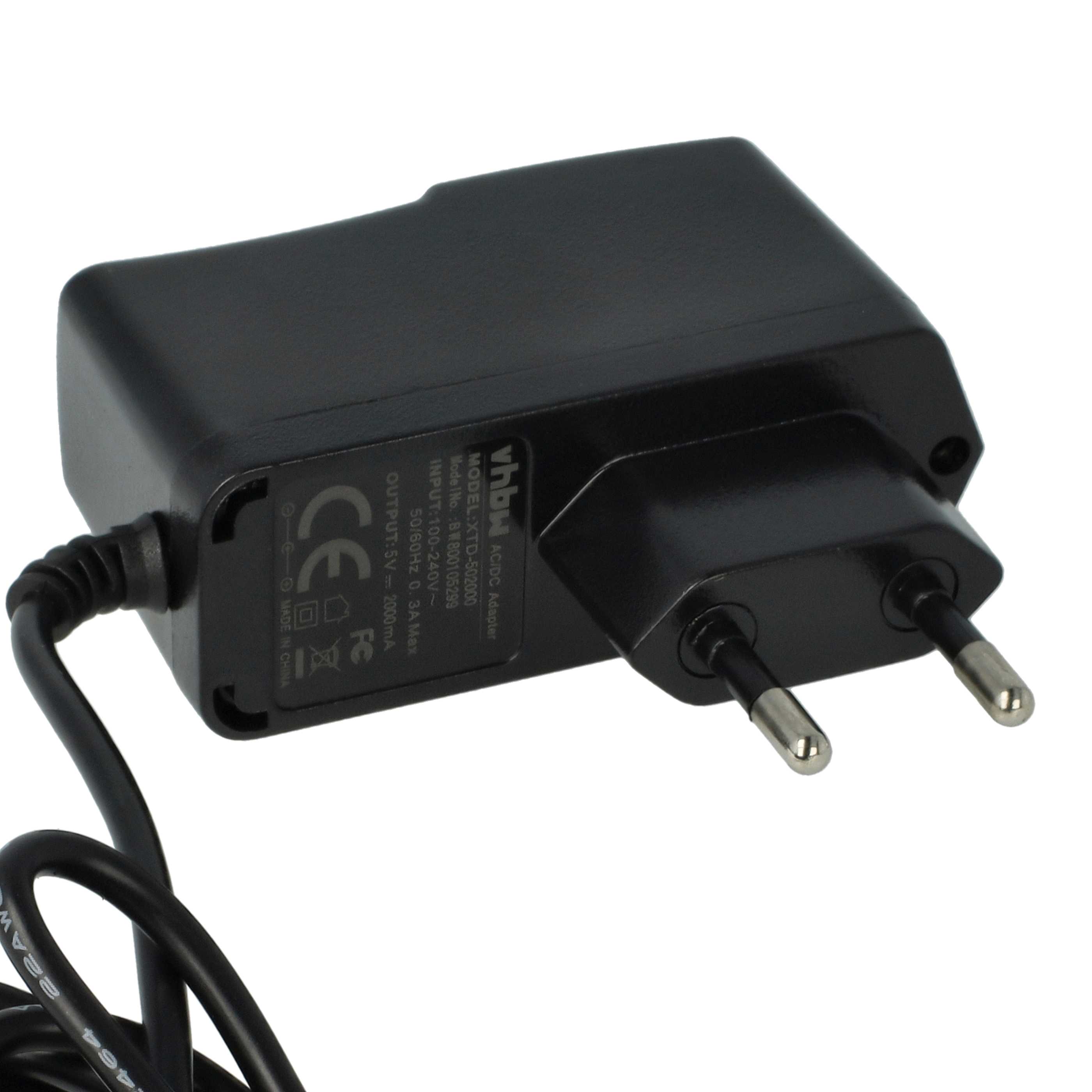 Micro USB Charger replaces Philips CP1759/01, CP1484/01 for Philips Electric Devices etc. - 2.0 A / 5 V