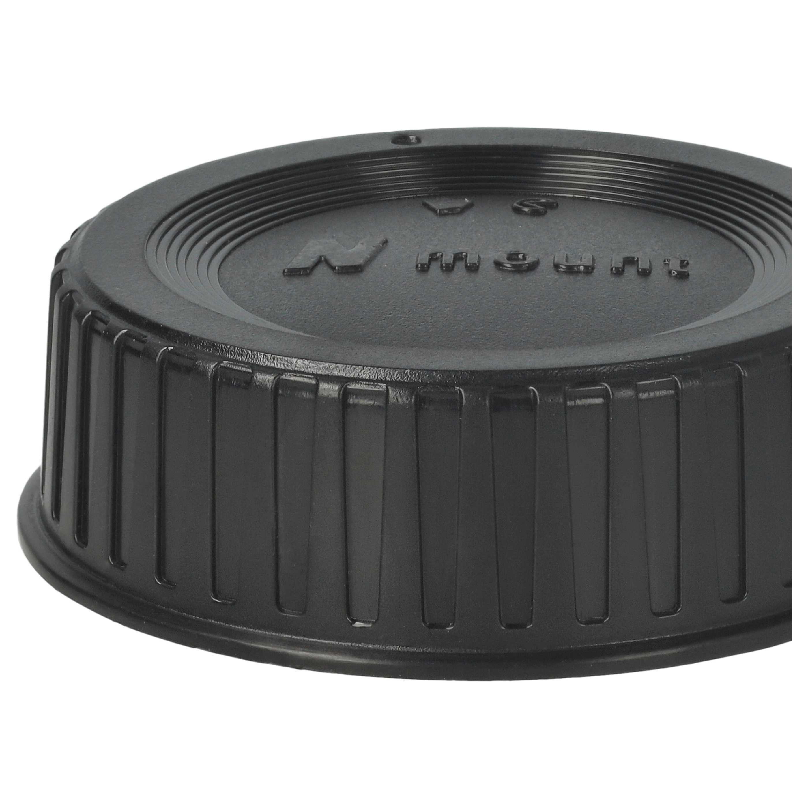 Tapa trasera objetivo reemplaza Nikon LF-4 para con montura / bayoneta F - negro