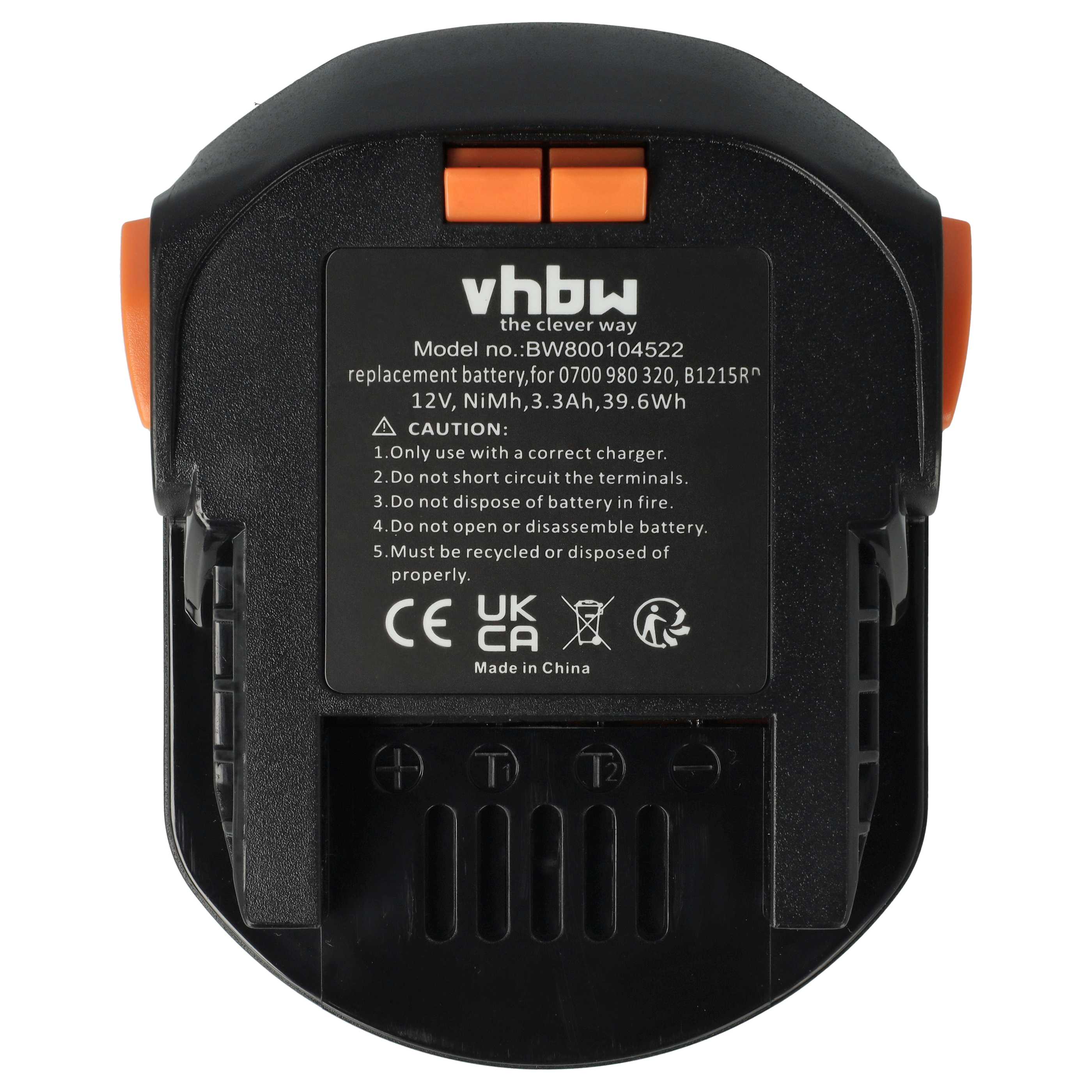 Batterie (2 pcs.) remplace AEG 0700 980 320, M1230R, B1220R, B1215R outil électrique AEG - 3,3Ah 12V NiMH