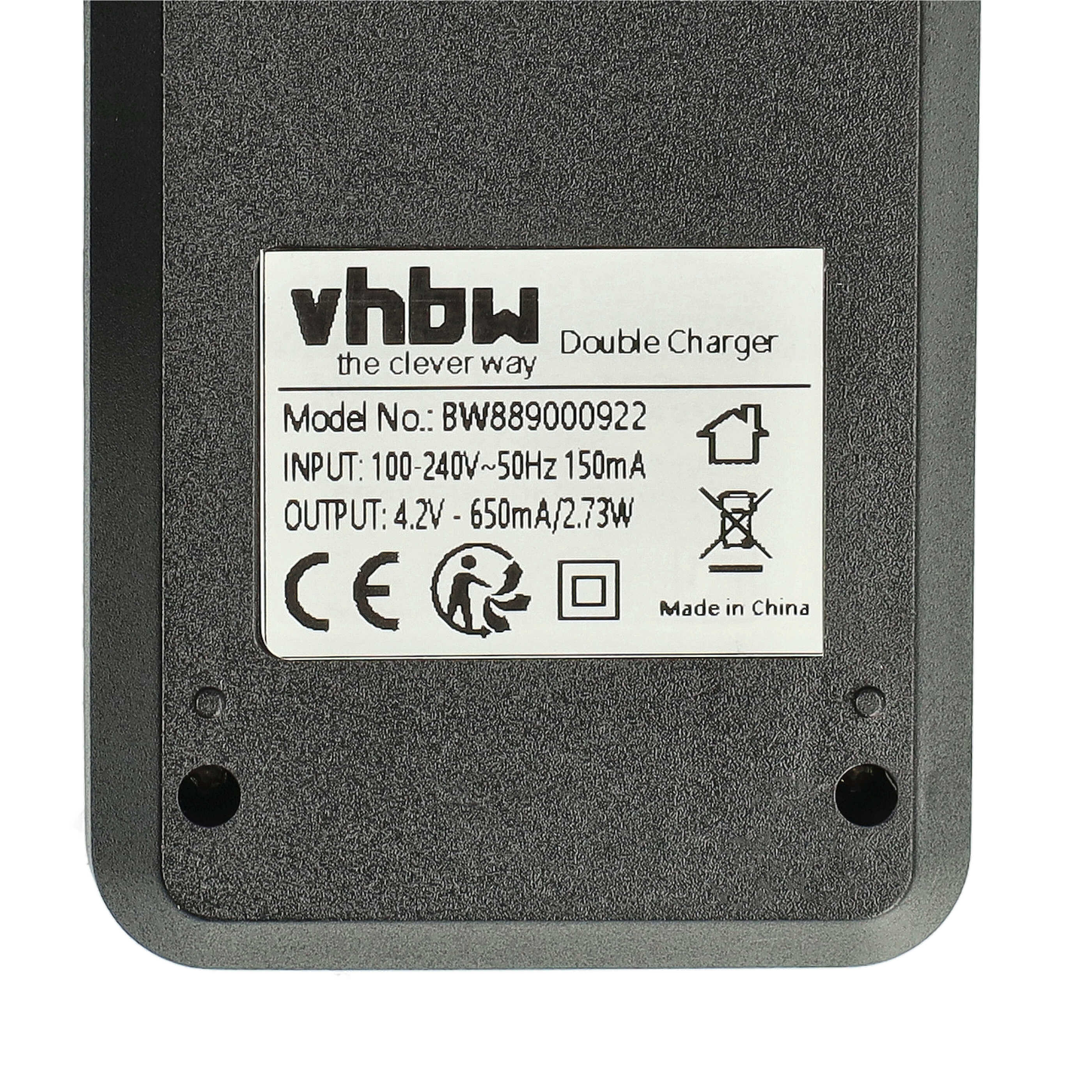 Cargador dual incl. 2x baterías CR123A (800 mAh) para baterías Gigaset, , Sommer Motion Sensor One XLi-Ion , e