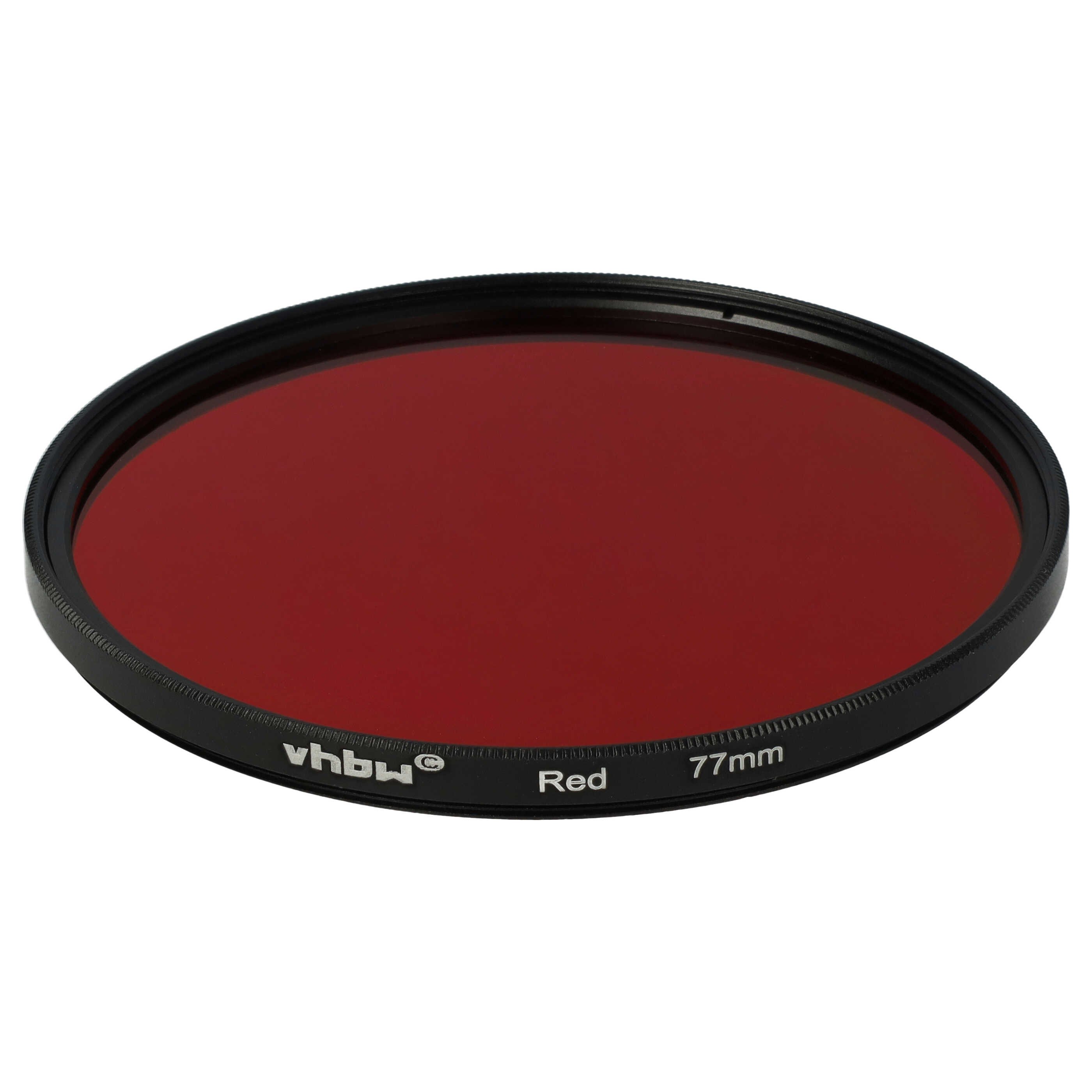 Filtro colorato per obiettivi fotocamera con filettatura da 77 mm - filtro rosso