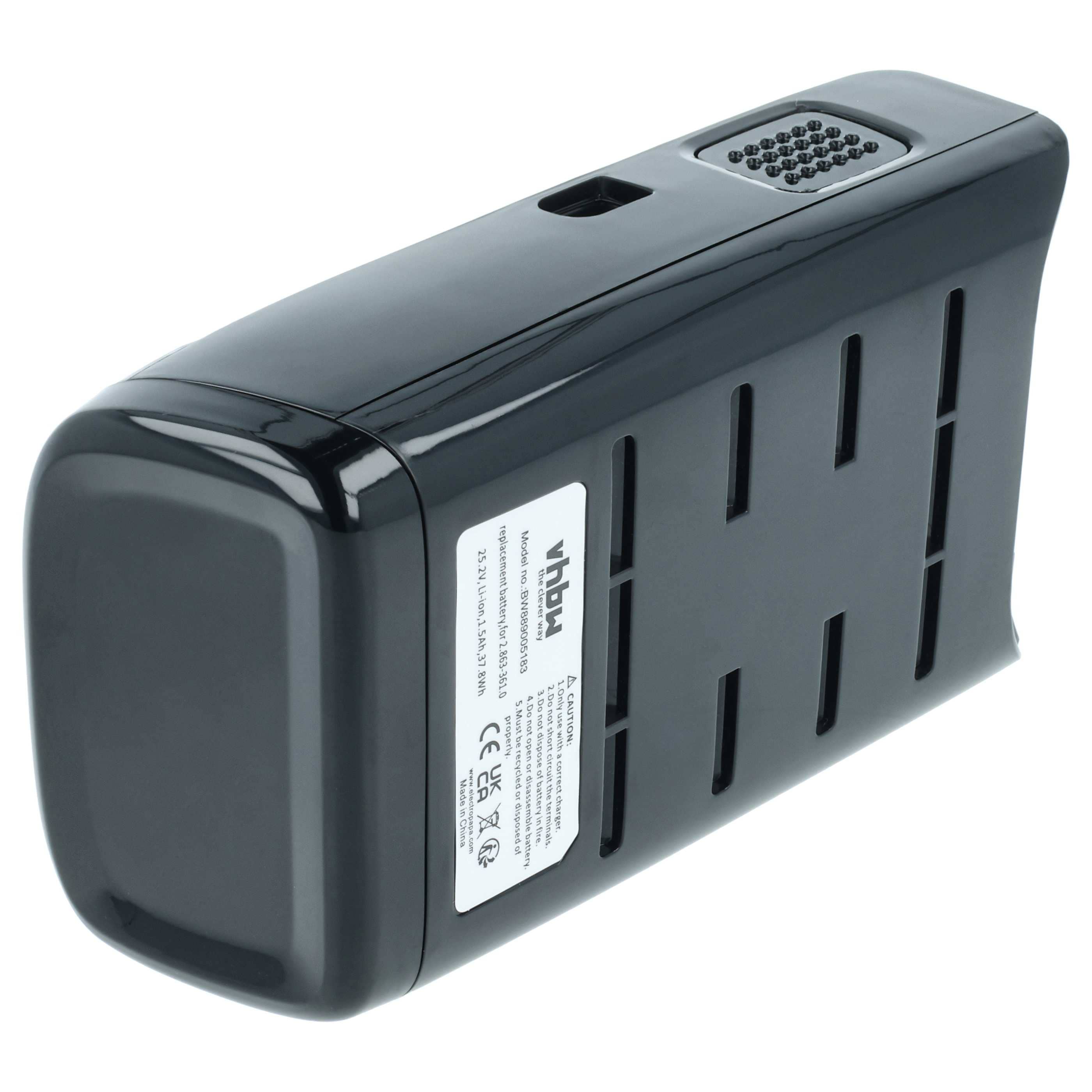 Battery replaces Kärcher 2.863-361.0 for Kärcher 1500mAh, 25.2V, Li-Ion
