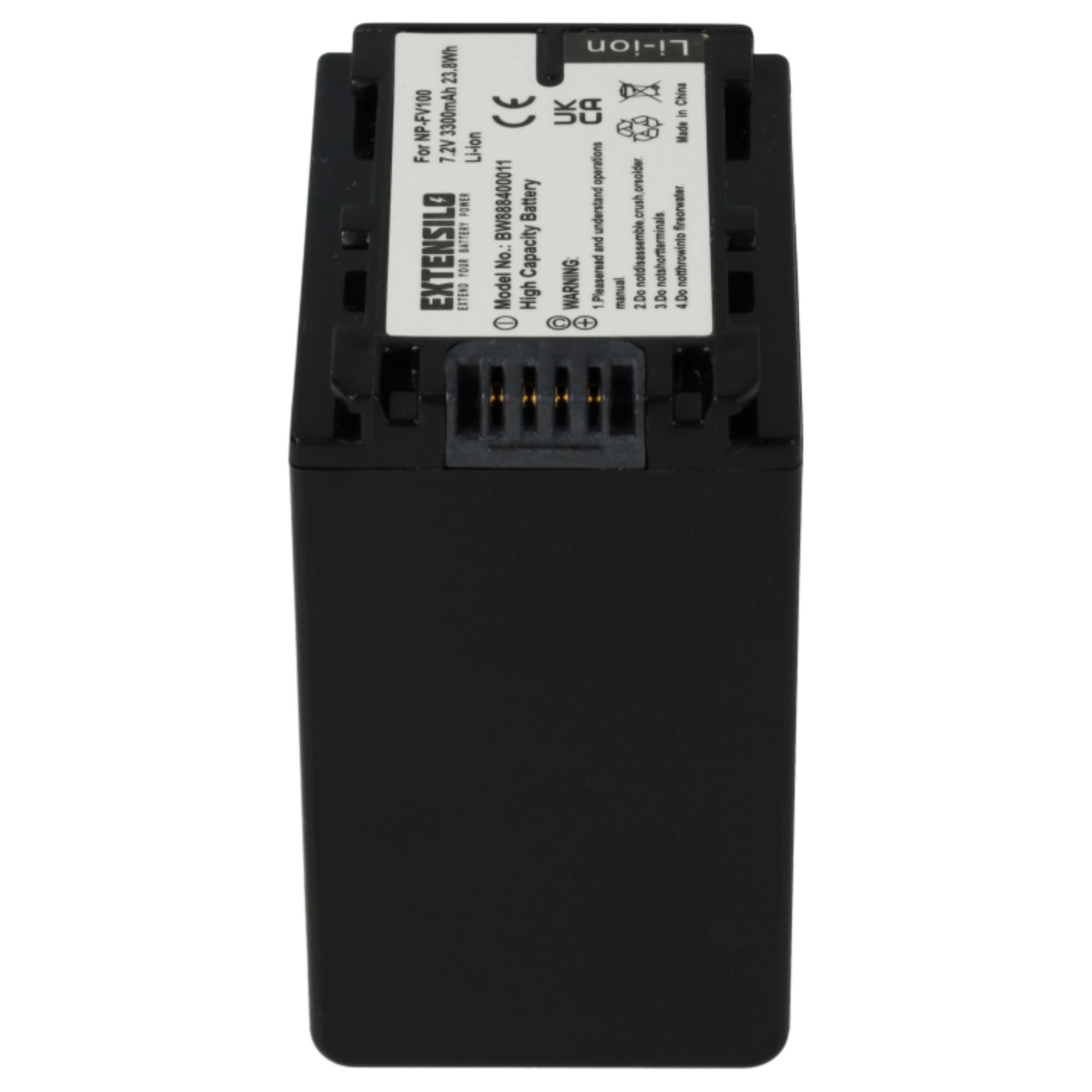 2x Battery replaces Sony NP-FH50, NP-FV40, NP-FH100, NP-FH71, NP-FV100, NP-FV30 - 3300mAh, 7.4V, Li-Ion