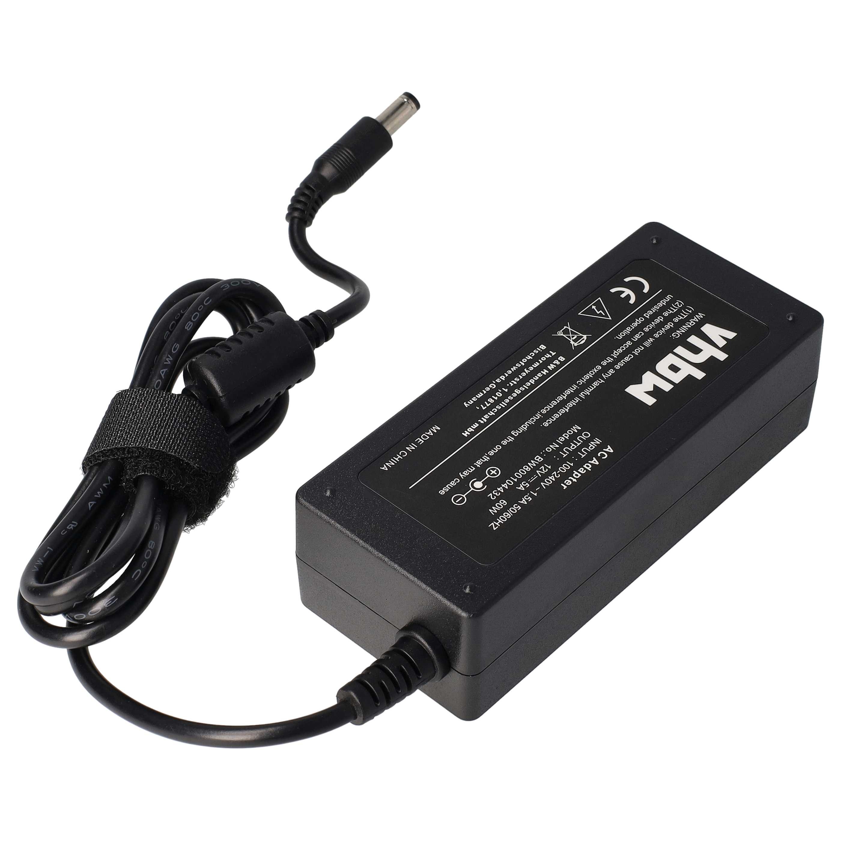 Mains Power Adapter replaces Acer BRA-6012WW for US LogicNotebook etc., 60 W