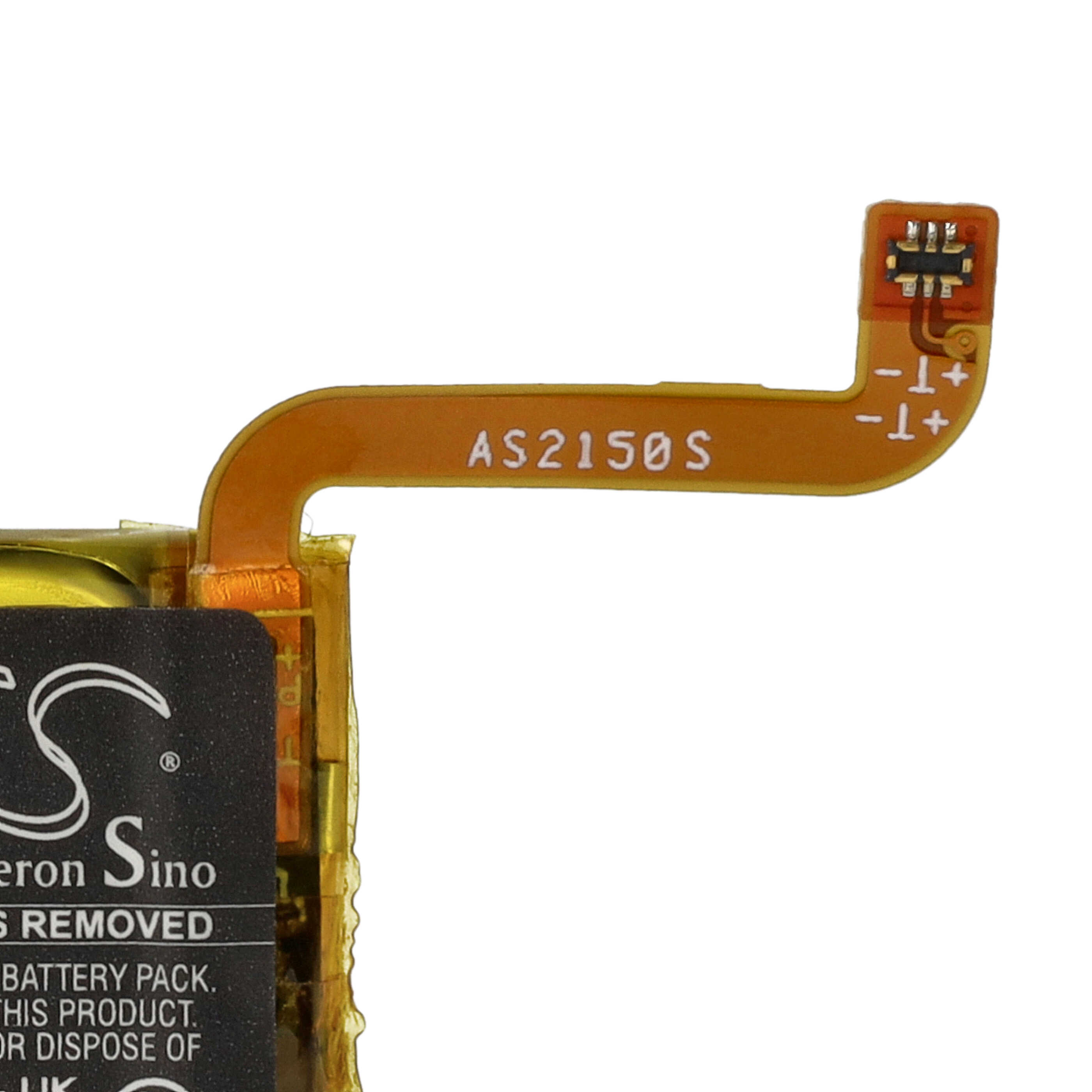 Batteria sostituisce Fitbit LSSP281928 per smartwatch - 160mAh 3,85V Li-Poly