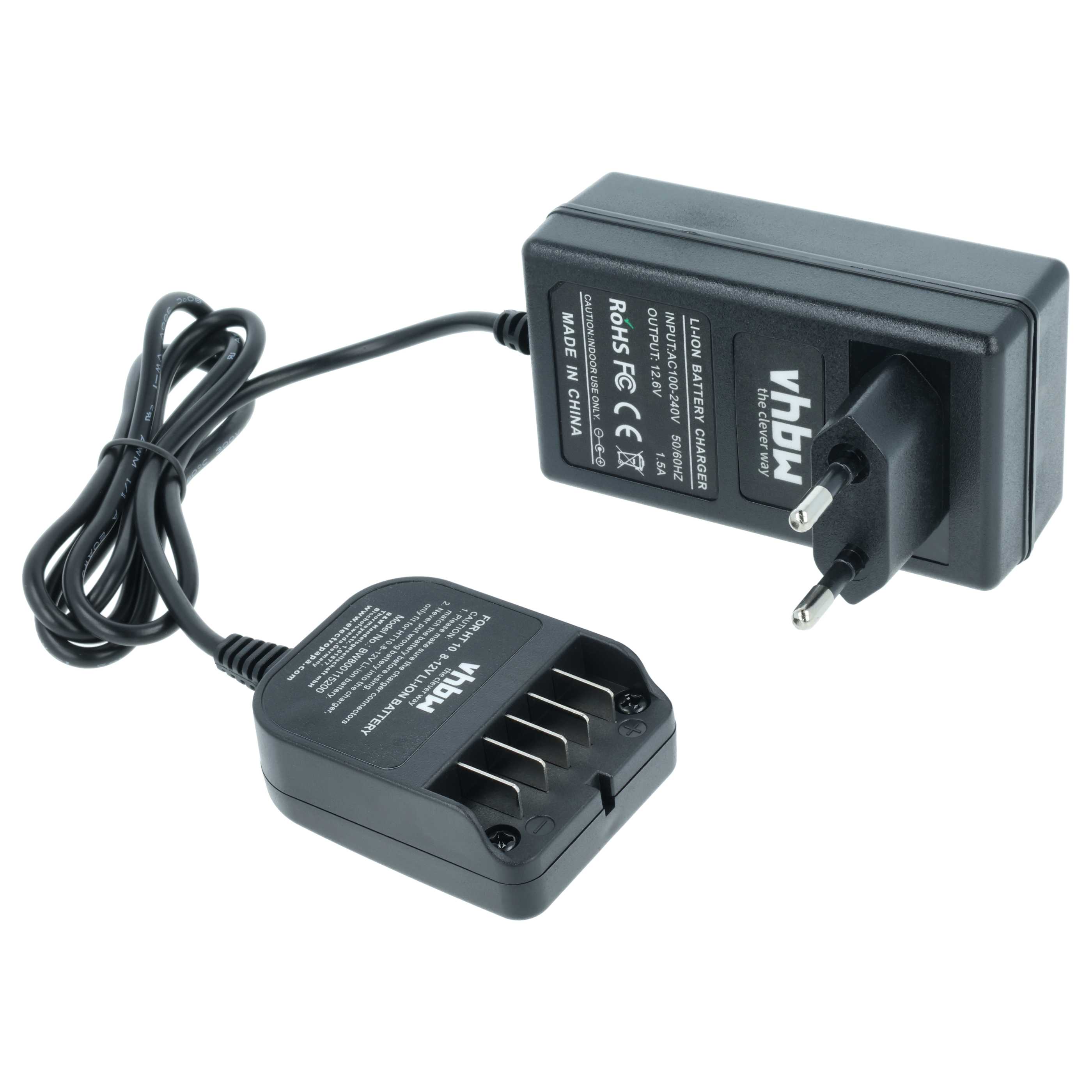Charger suitable for Hitachi, Hitachi Hikoki CJ10DL Power Tool Batteries etc. - Li-Ion, 1.5A