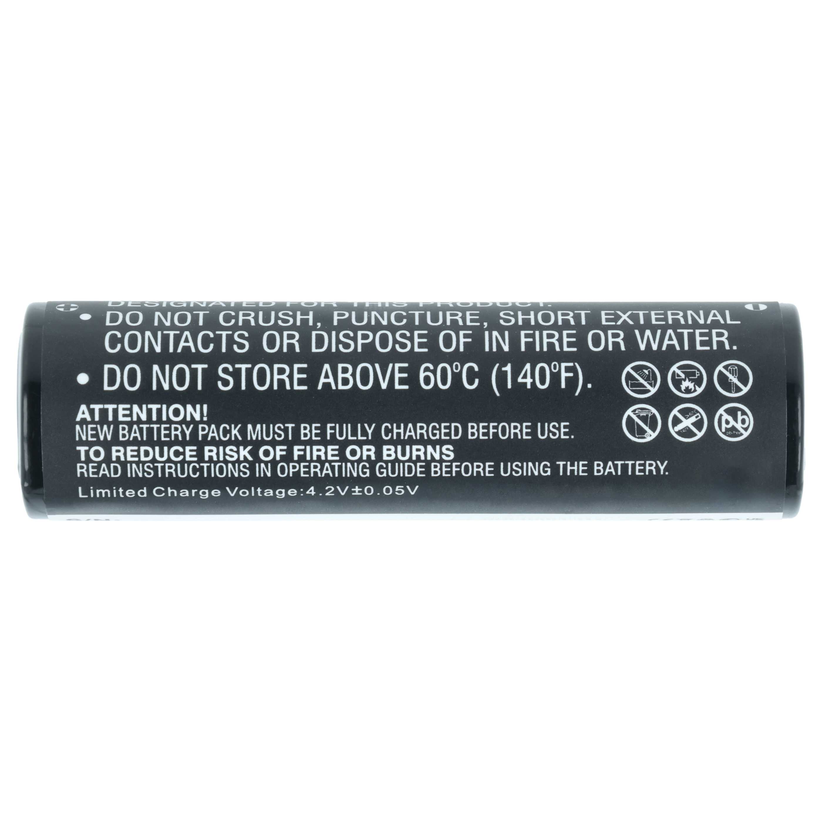 Torch - 3x Battery replaces Inova FLB-LIN-7, UR611 - 2200 mAh 3.7 V Li-Ion