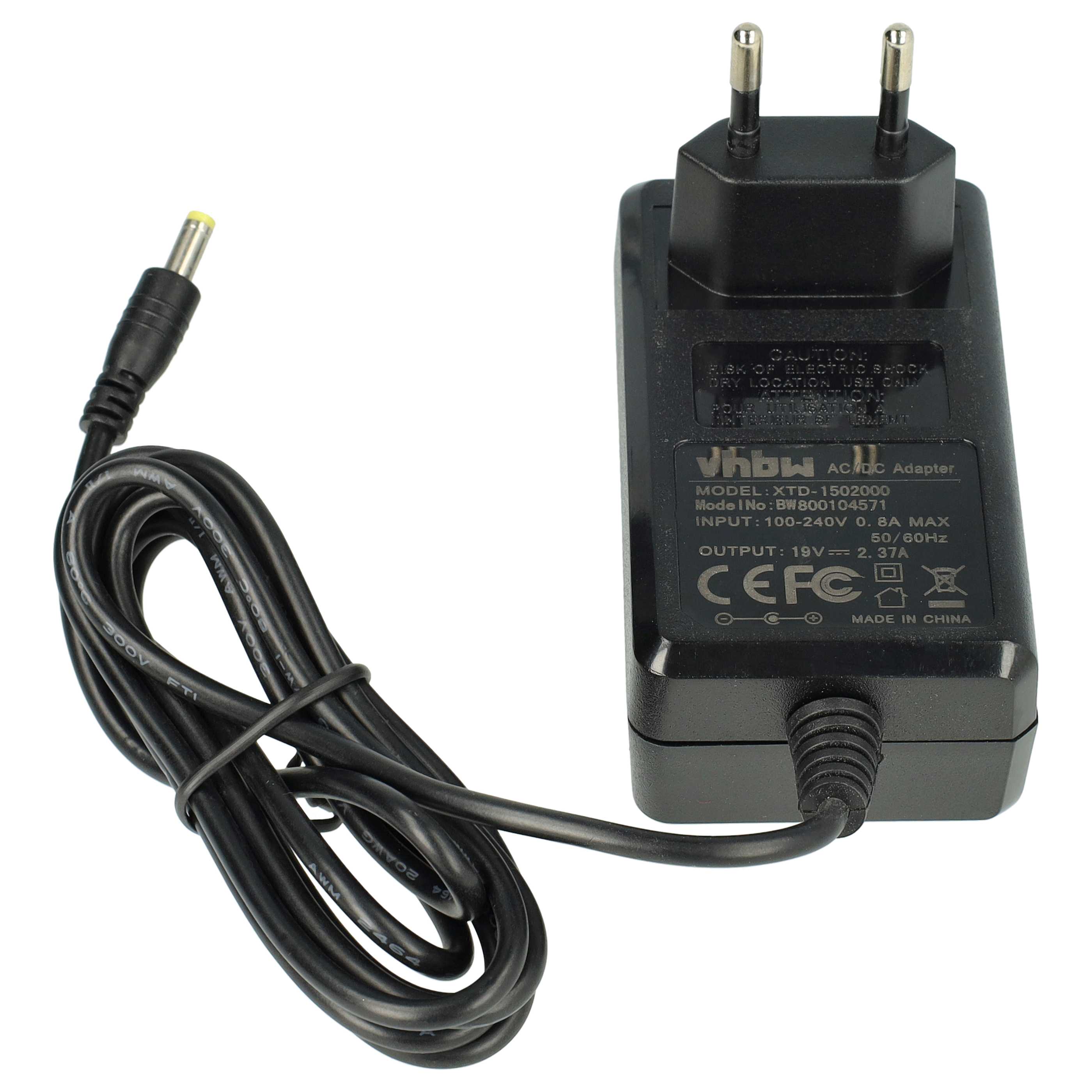 Mains Power Adapter replaces Asus EXA1206CH for AsusNotebook, 45 W