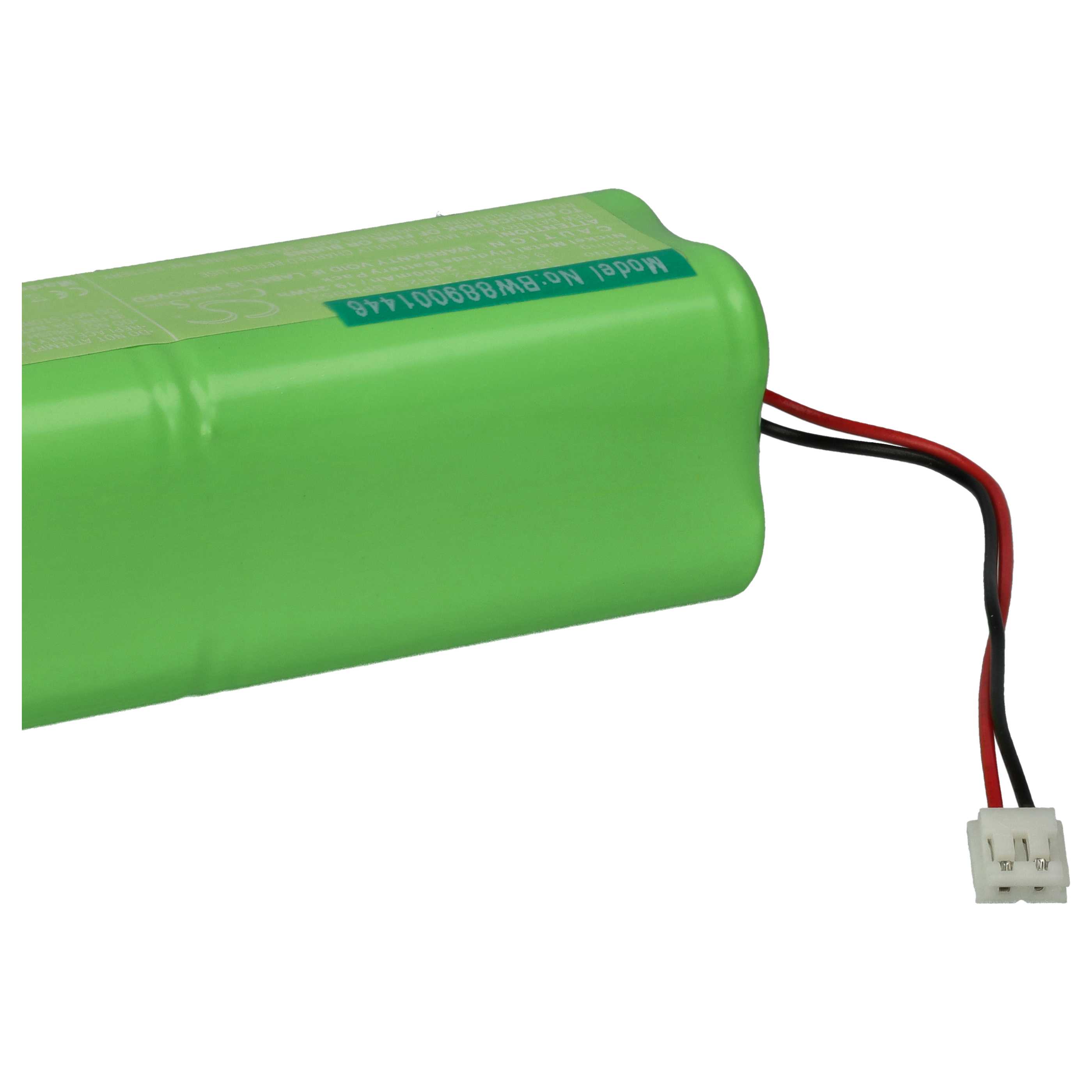 2 Batteries remplace Spektrum JR-2, JR-2S, JR-A, JR2, JR2S pour manette de drone Spektrum - 2000mAh 9,6V NiMH