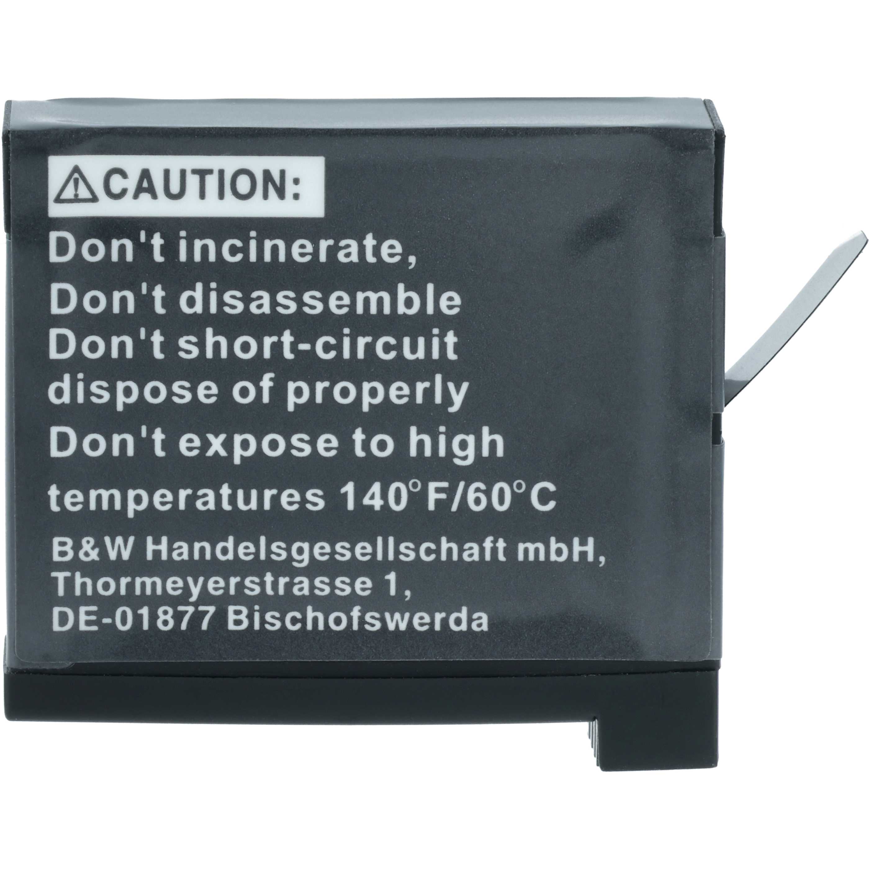 Videocamera Battery replaces GoPro AHDBT-401, 335-06532-000 - 1160 mAh 3.7 V Li-Ion
