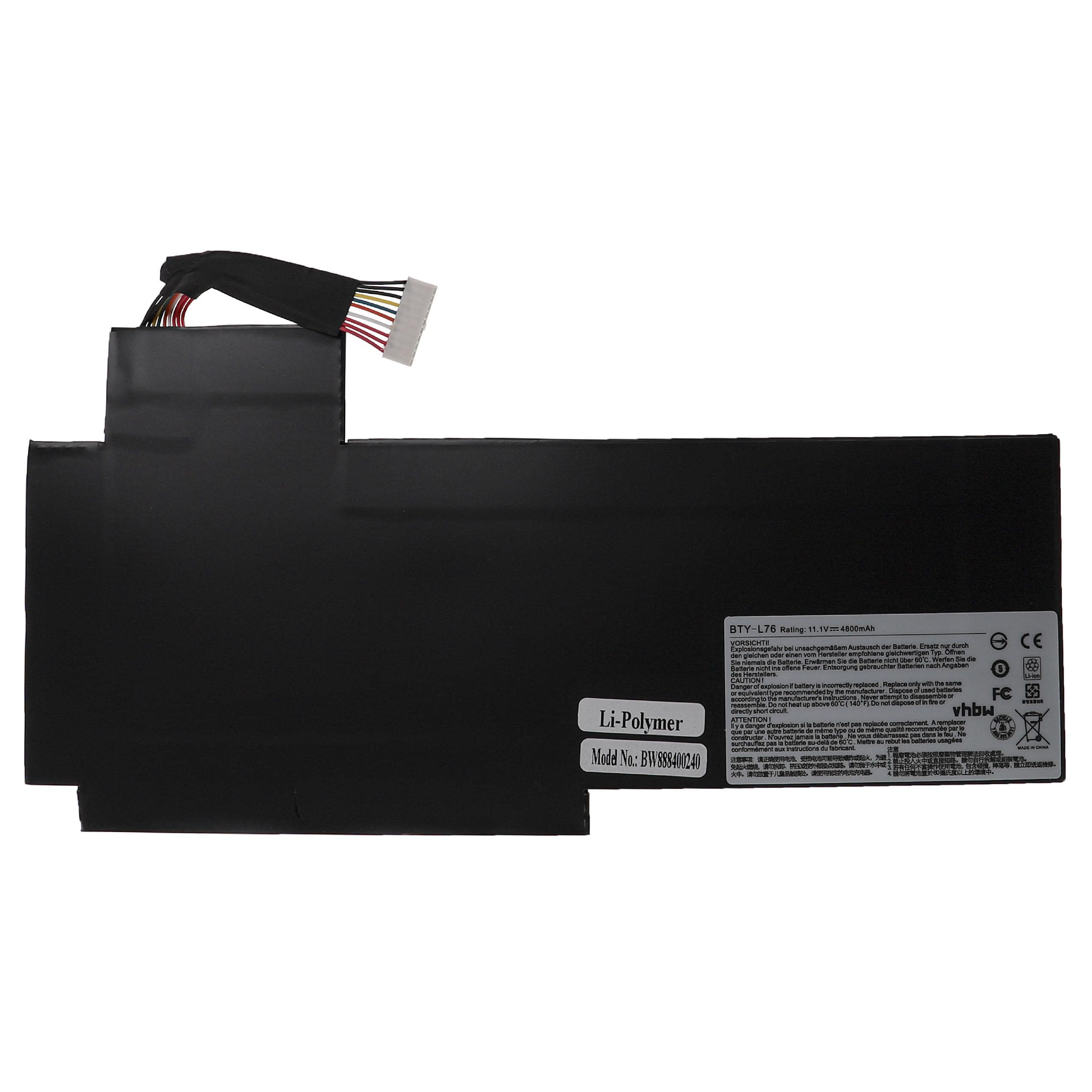 Akumulator do laptopa zamiennik Medion BTY-L76 - 4800 mAh 11,1 V LiPo