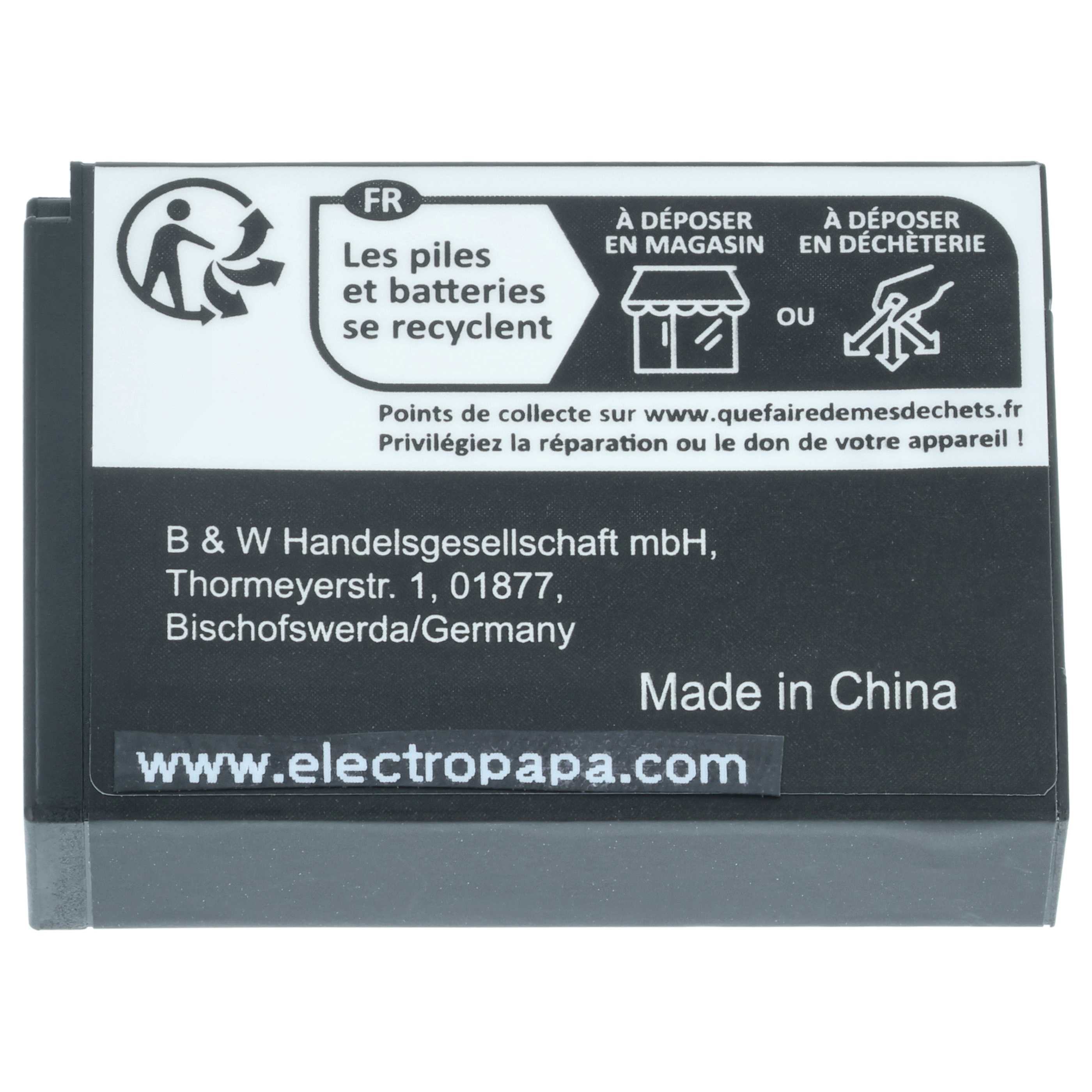 Battery replaces XiaoYi BXM-10 - 900mAh, 8.8V, Li-Ion