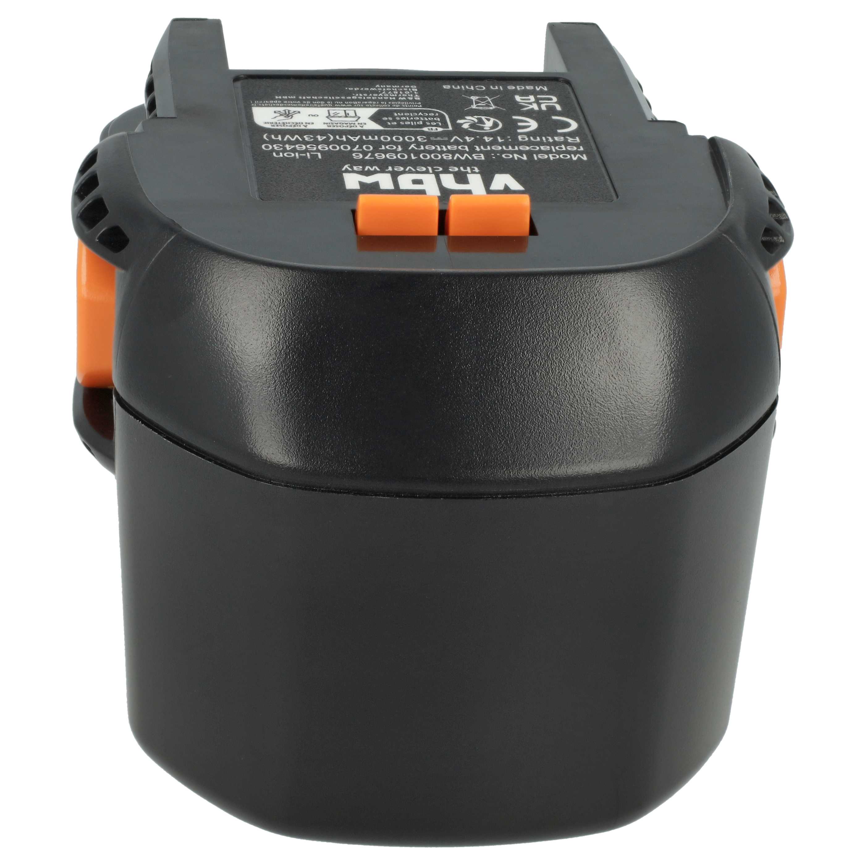 Batterie (2 pcs.) remplace 0700956430, 4932 352111, 4002395367641 outil électrique Fromm - 3Ah 14,4V Li-ion