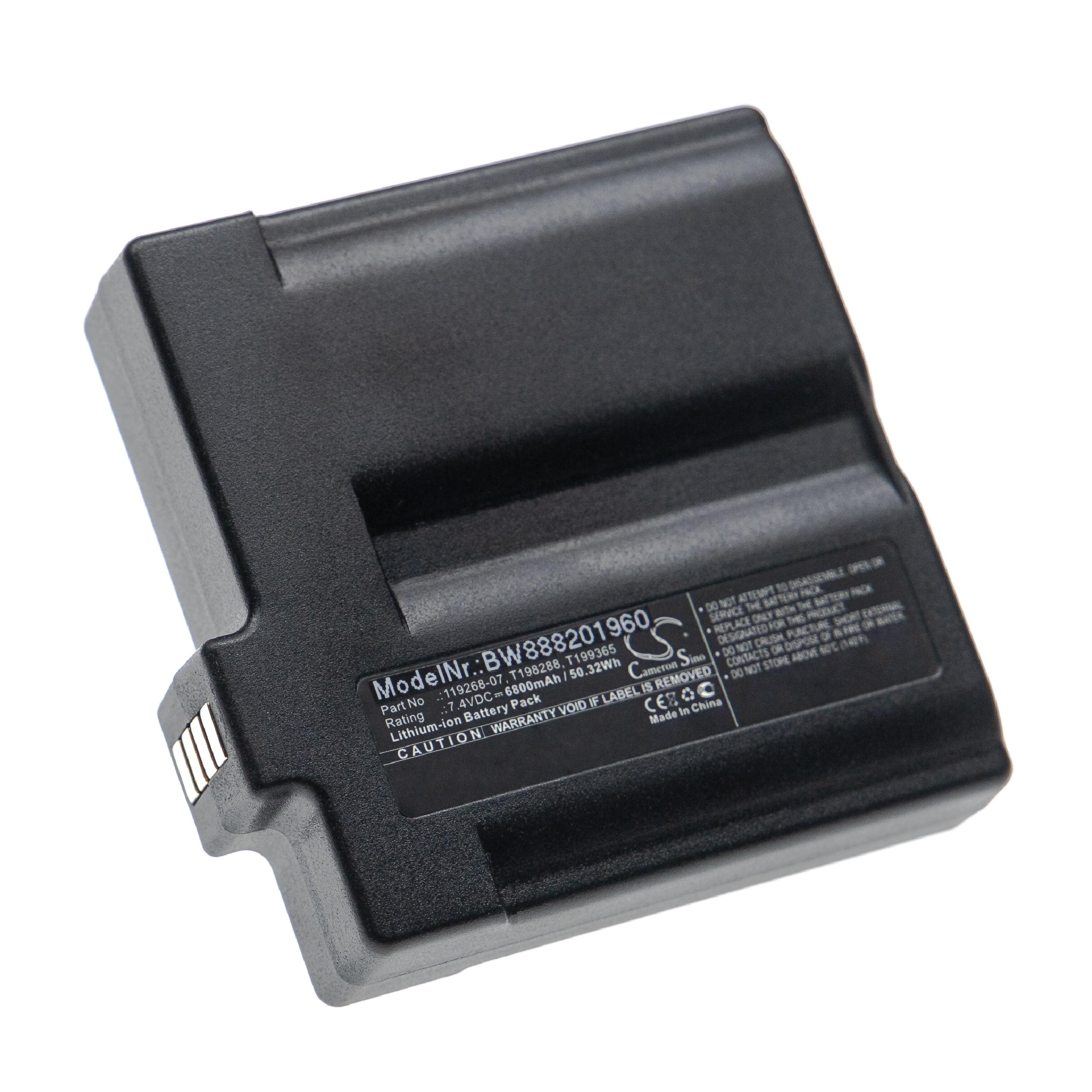 Batería reemplaza Flir T198288, 119268-07, T199365 para cámara de imagen térmica Flir - 6800 mAh 7,4 V Li-Ion