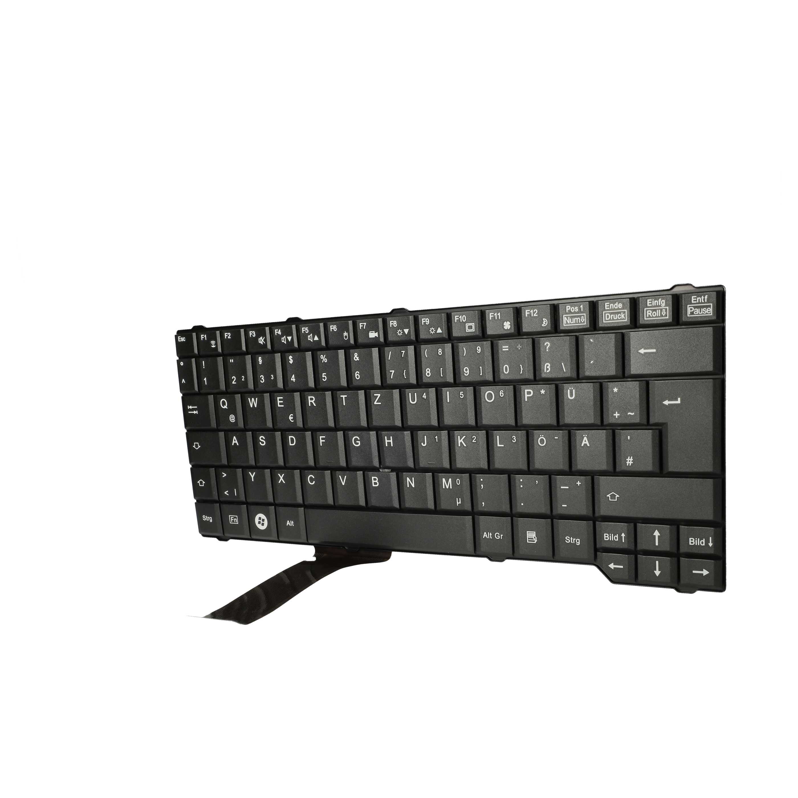 Tastatur passend für Fujitsu-Siemens Amilo Notebook - Keyboard schwarz