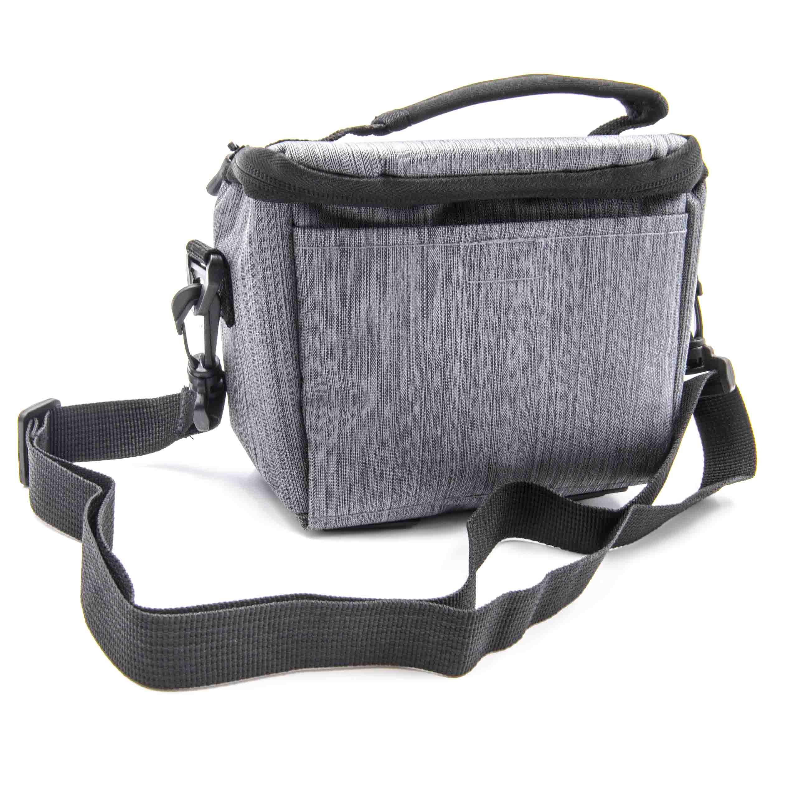 Tasche passend für Fujifilm Kamera u.a. - Grau, Inkl. Schultergurt