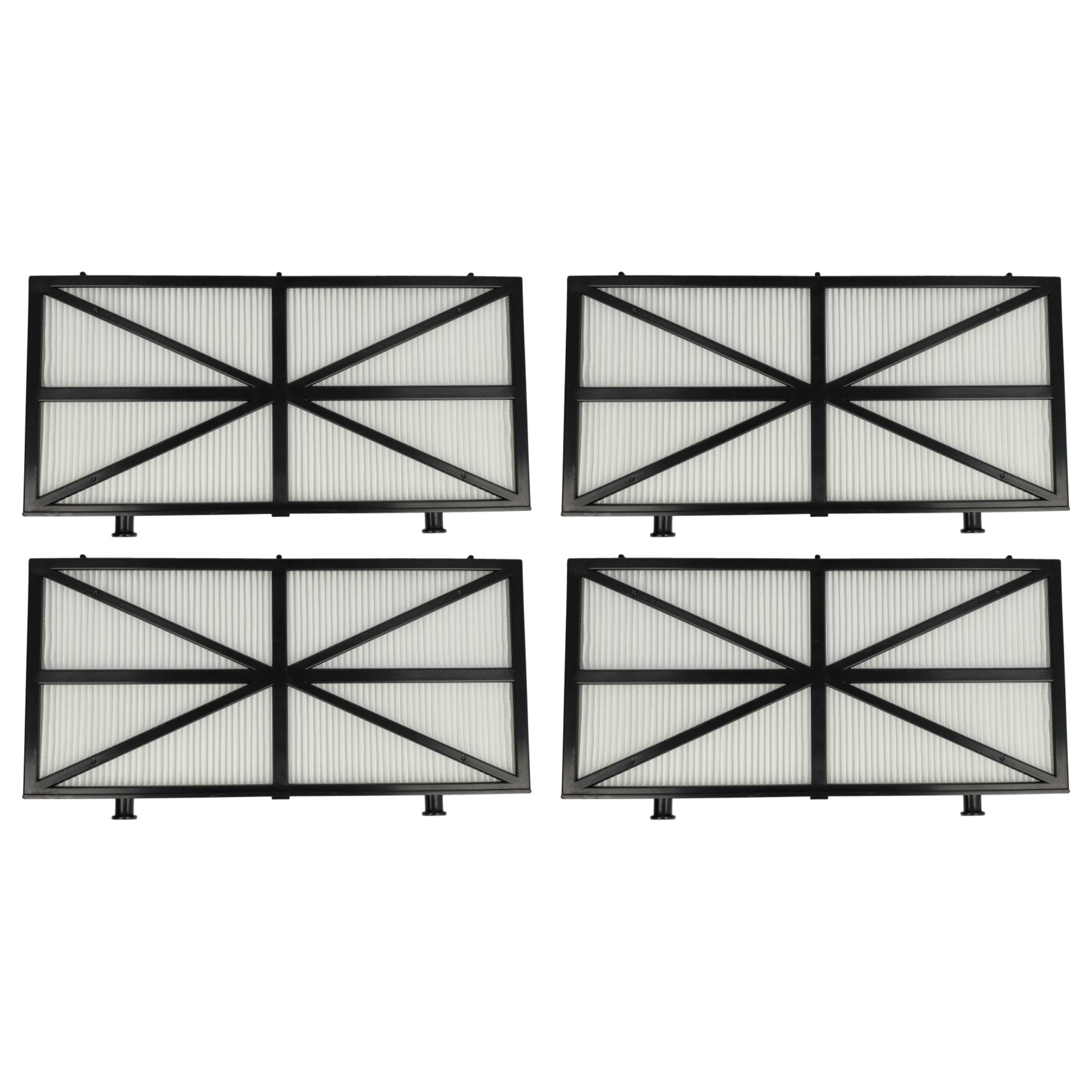 4x Filtre remplace Dolphin 9991425-R4 pour aspirateur de piscine -Microfiltre 27,7 x 14,8 x 5,6 cm