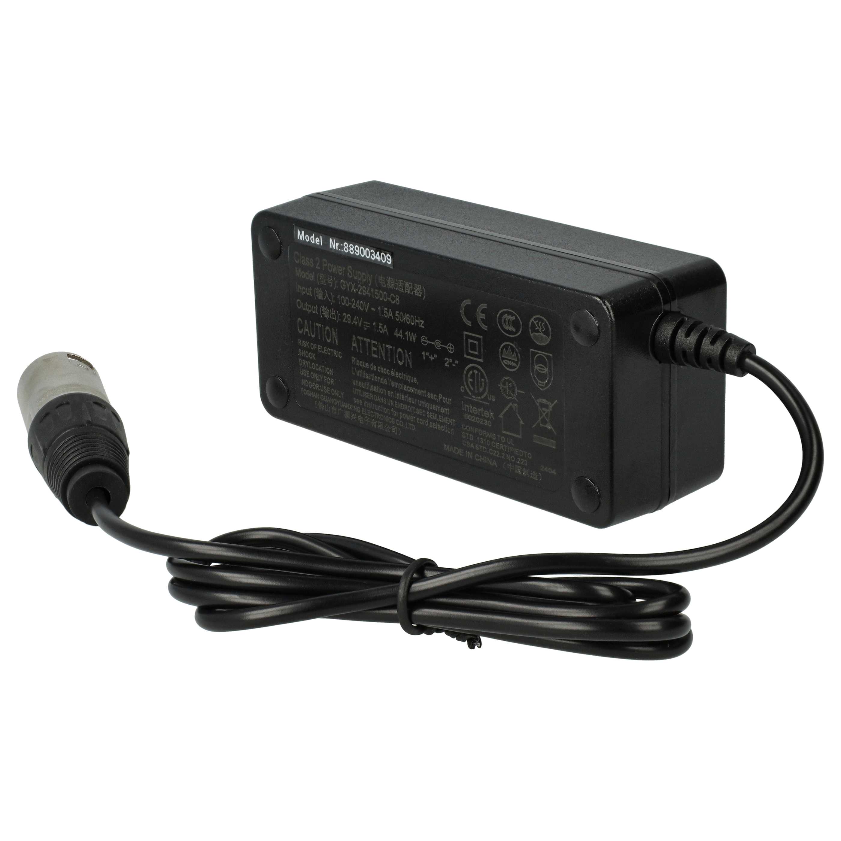 Chargeur pour batterie e-bike Prophete, Hagebaumarkt, Hofer, Praktiker - prise1,5 A