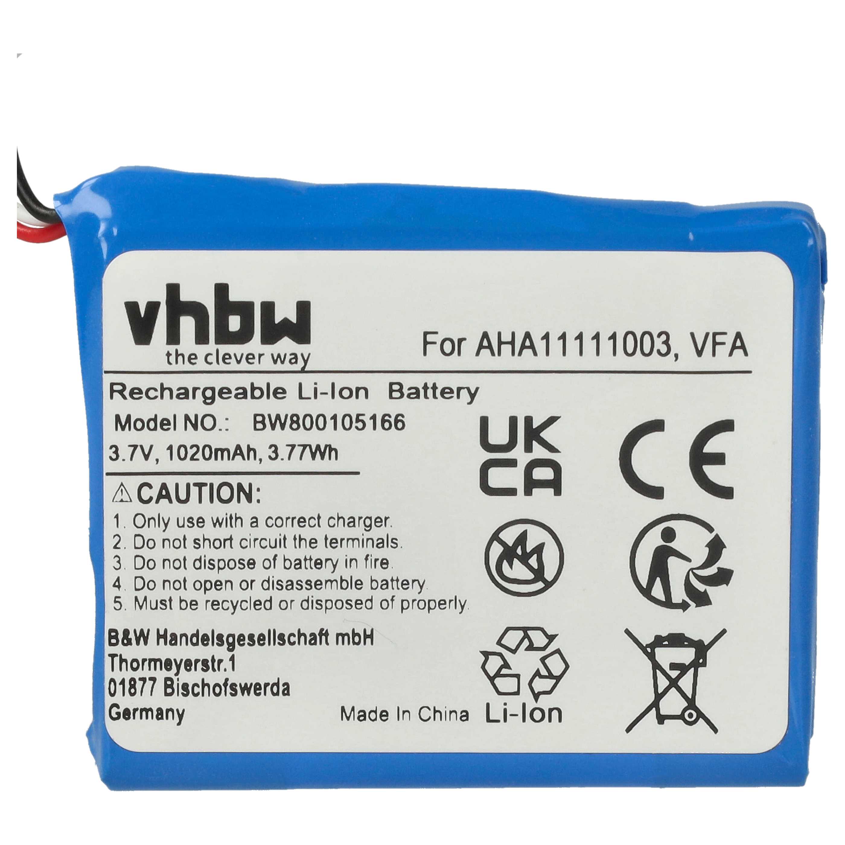 Batteria Al Litio Polimero Compatibile TomTom One V1 E One Vision - 1350 MAh 3.7V - Ricambio Navigatore