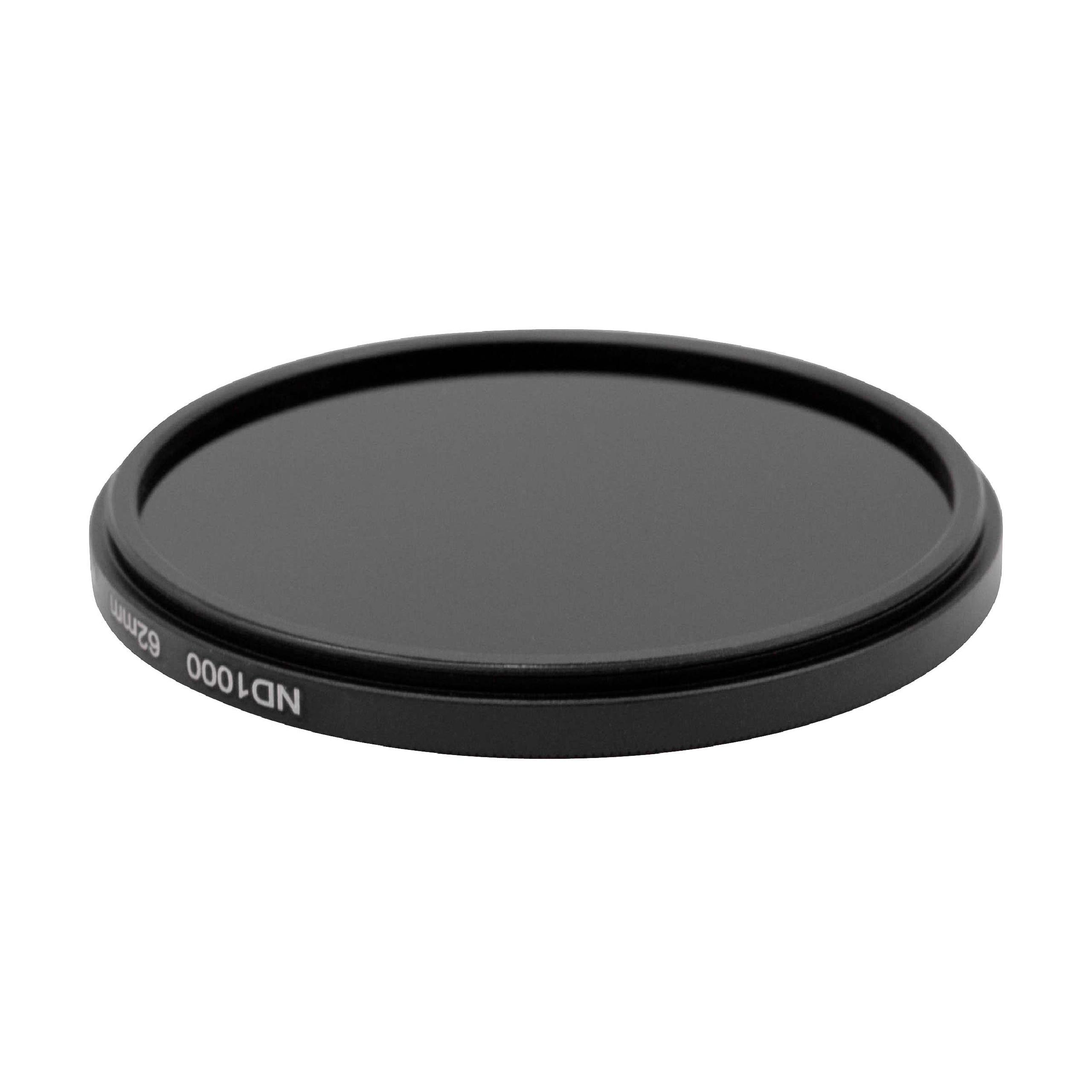 Filtro ND universal ND 1000 para objetivos de cámara con rosca de filtro de 62 mm - Filtro gris
