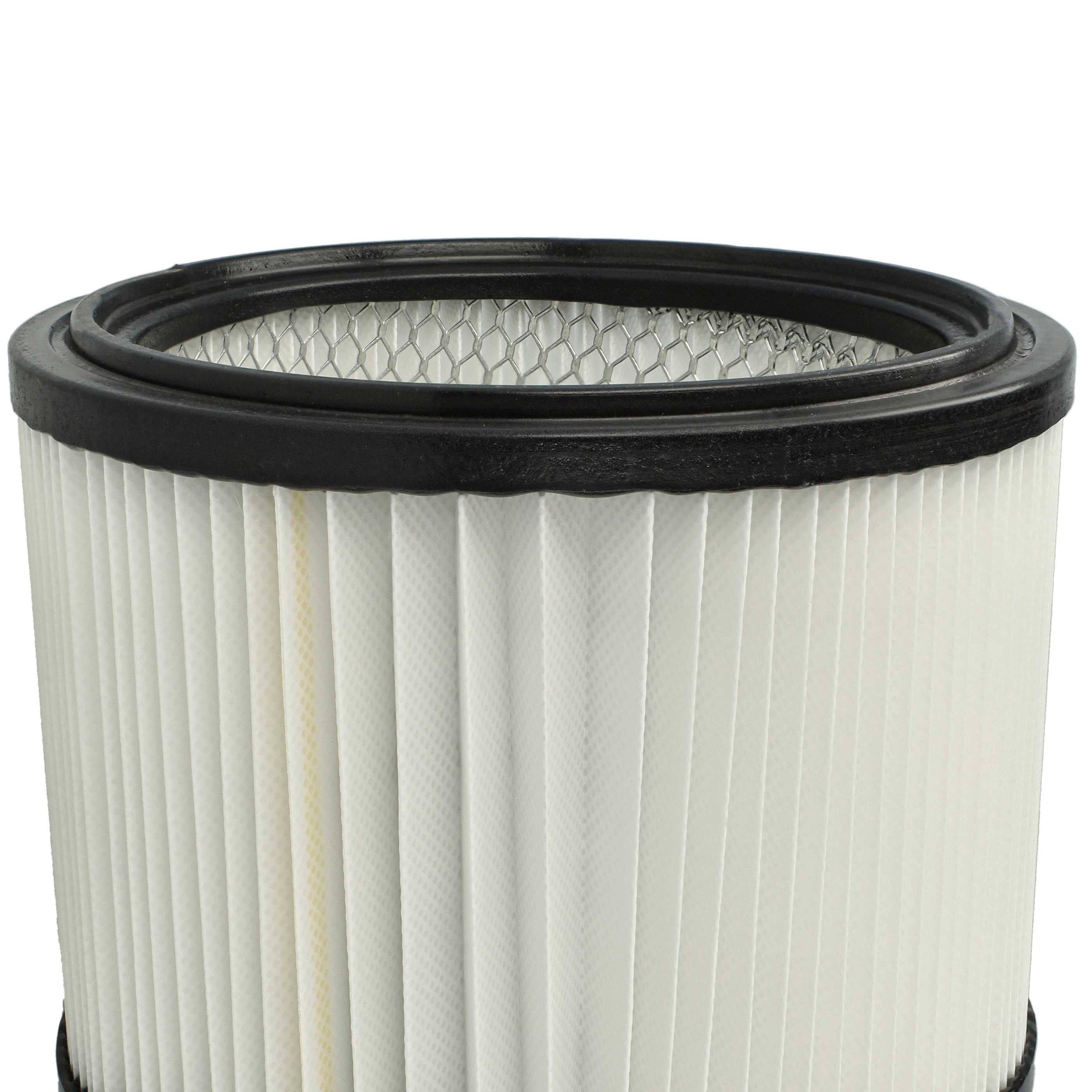 4x Filtercartridge filter replaces Starmix FPP 5000 HEPA WS, 460475 for Starmix Vacuum Cleaner, black / white
