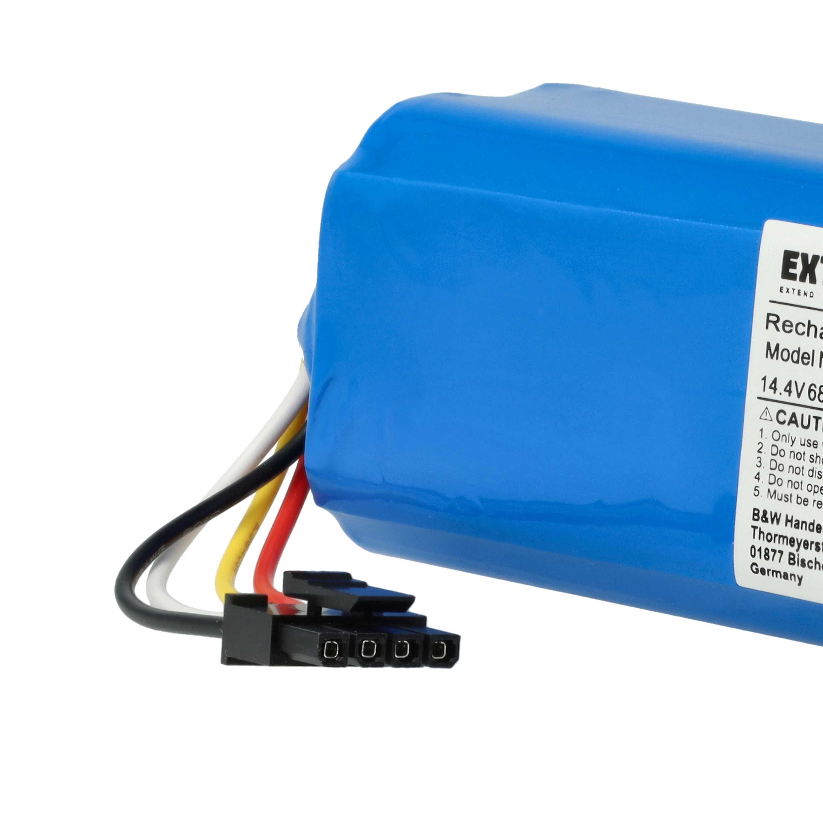 Battery replaces 360 INR18650 M26-4S2P, D080-4S2P for 360 etc. 6800mAh, 14.4V, Li-Ion