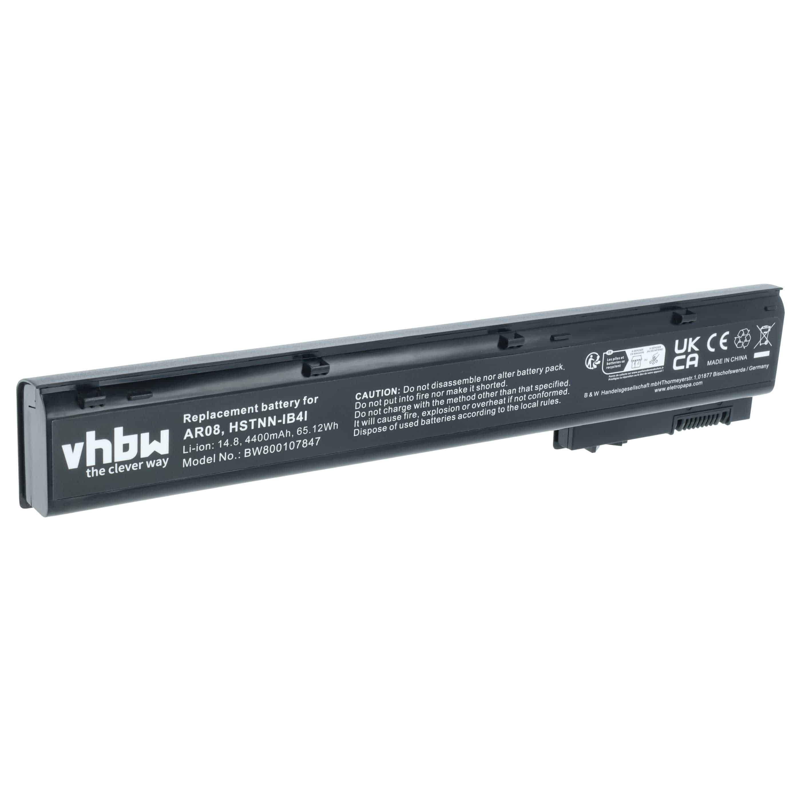 Akumulator do laptopa zamiennik HP 707614-121, 1588-3003, 707614-141 - 4400 mAh 14,4 V Li-Ion, czarny