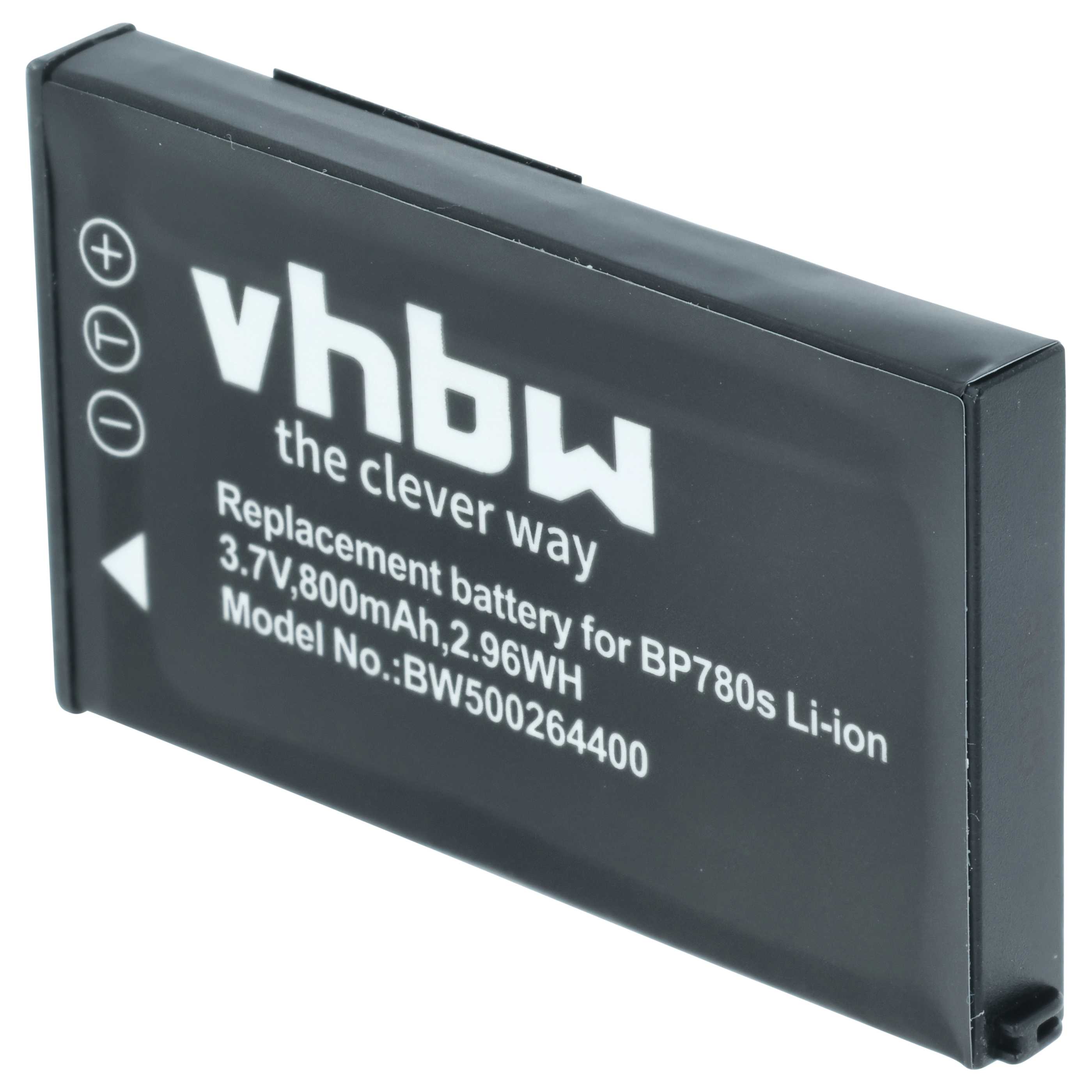 Battery replaces Kyocera BP780s - 700mAh, 3.7V, Li-Ion