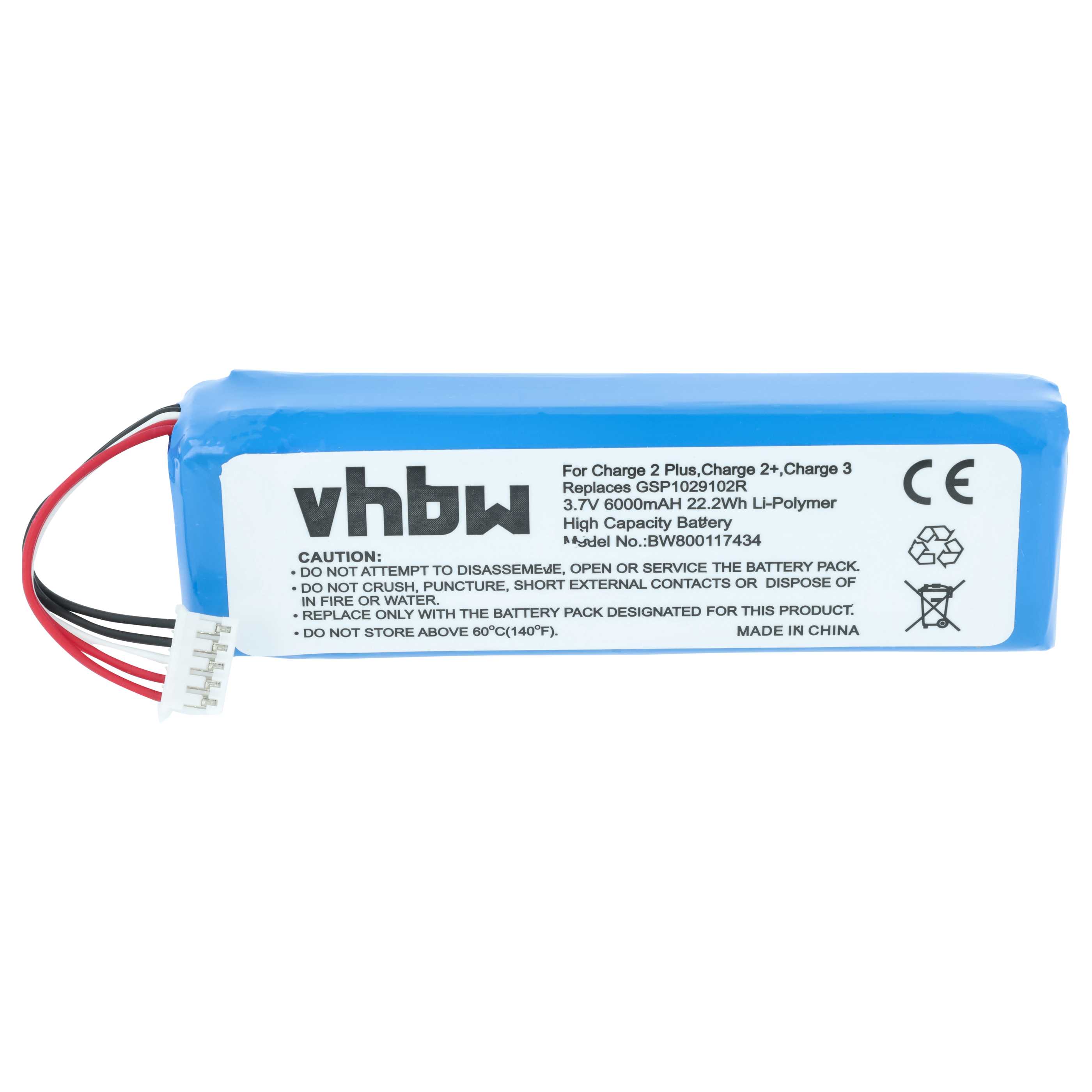 Akumulator do głośnika zamiennik JBL GSP1029102R - LiPo 6000mAh