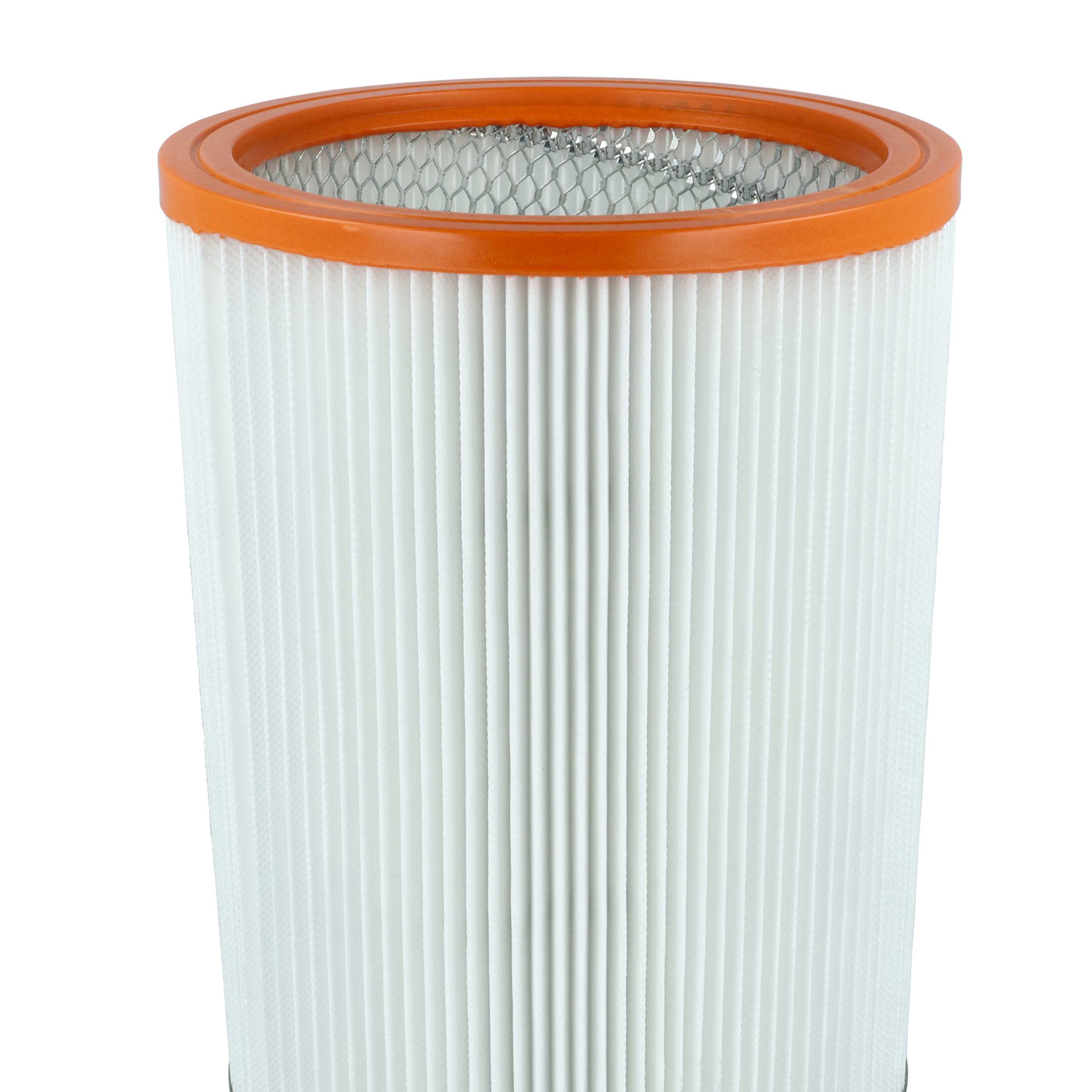 3x Filtercartridge filter replaces Nilfisk R 637/1 for WAP Vacuum Cleaner, orange / white