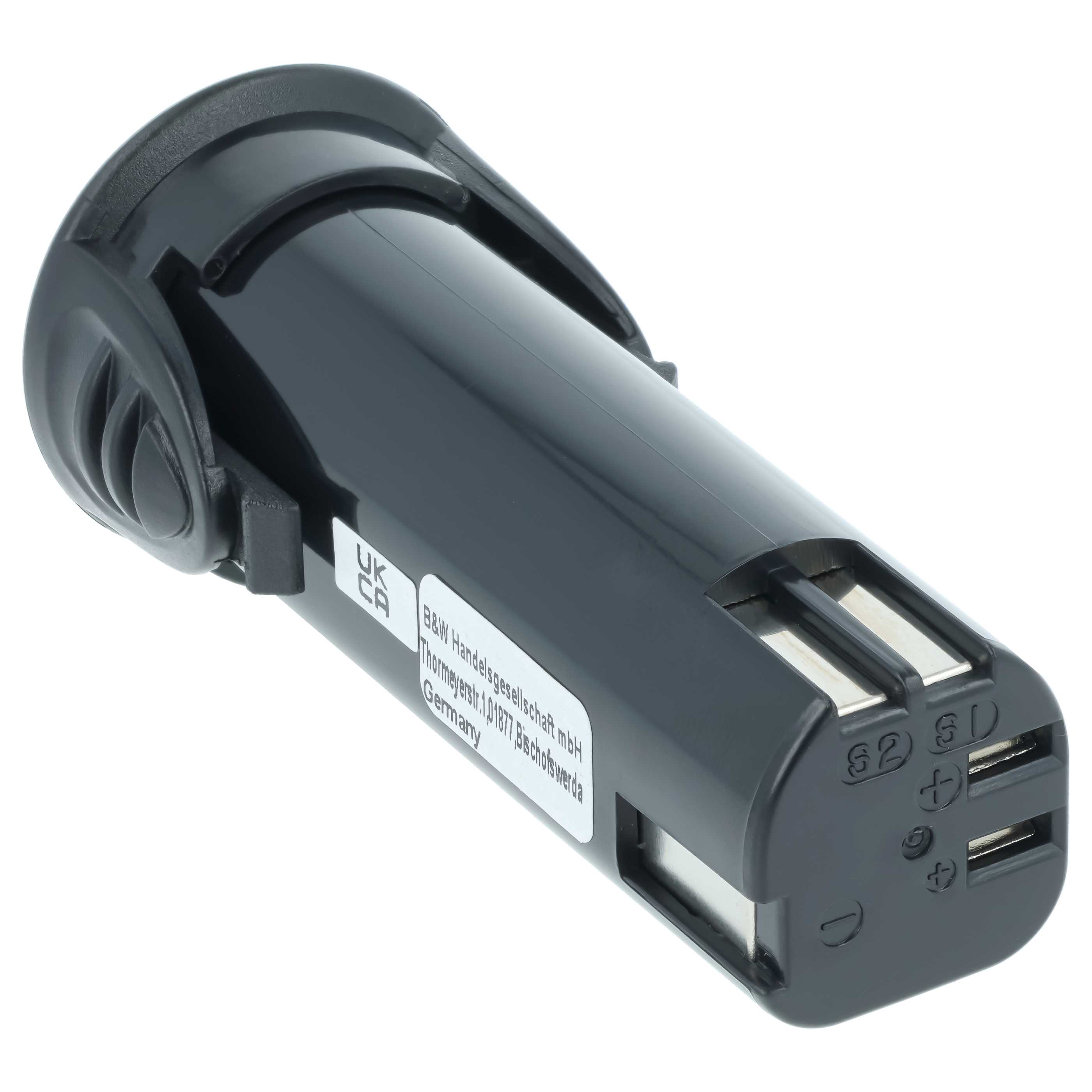 2x Batería para herramienta reemplaza Panasonic EZ9L10, EY9L10B - 2000 mAh, 3,6 V, Li-Ion