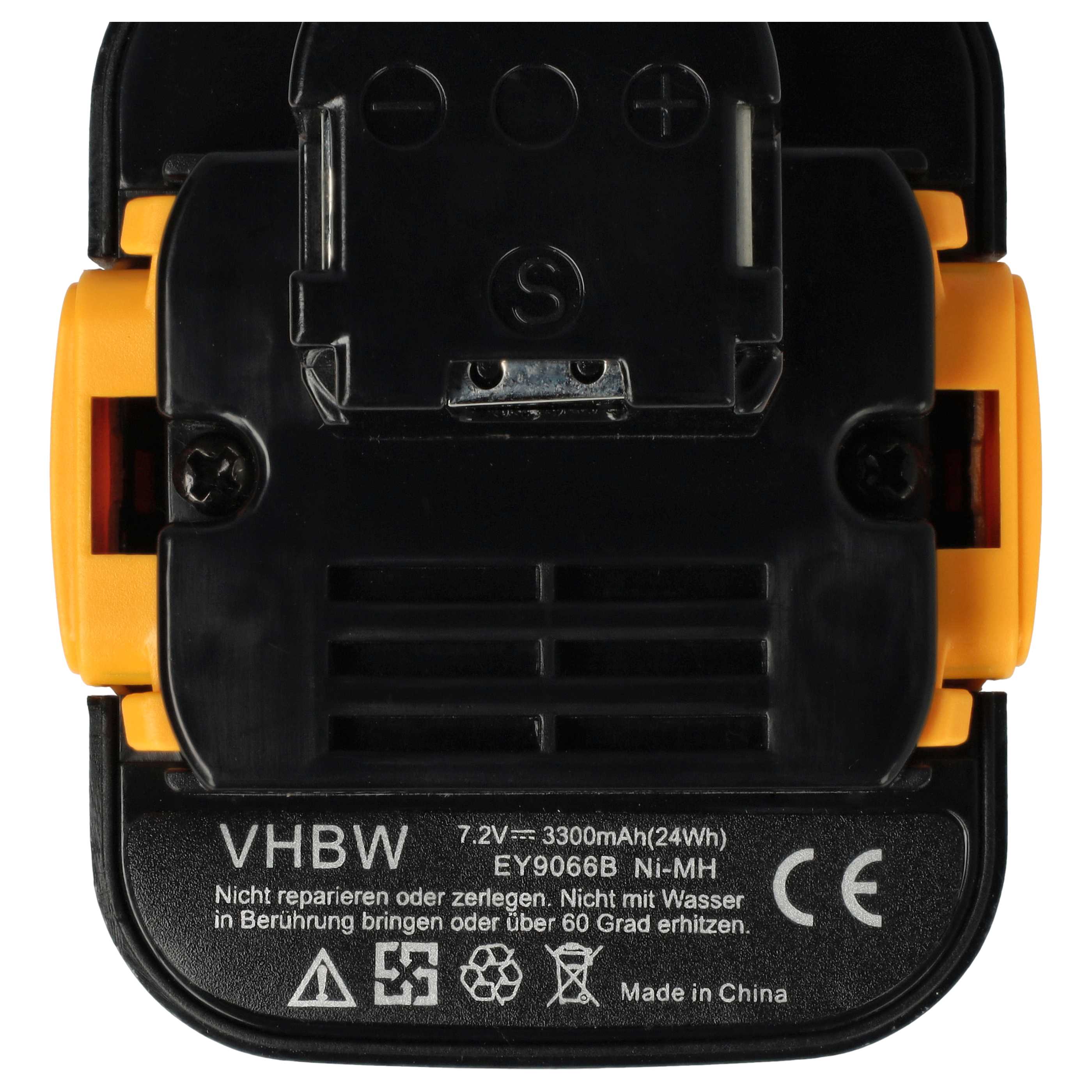 Battery replaces Panasonic BCP-EY9065, EY9065, EY9066B, EY9166 Electric Power Tool - 3300 mAh, 7.2 V, NiMH