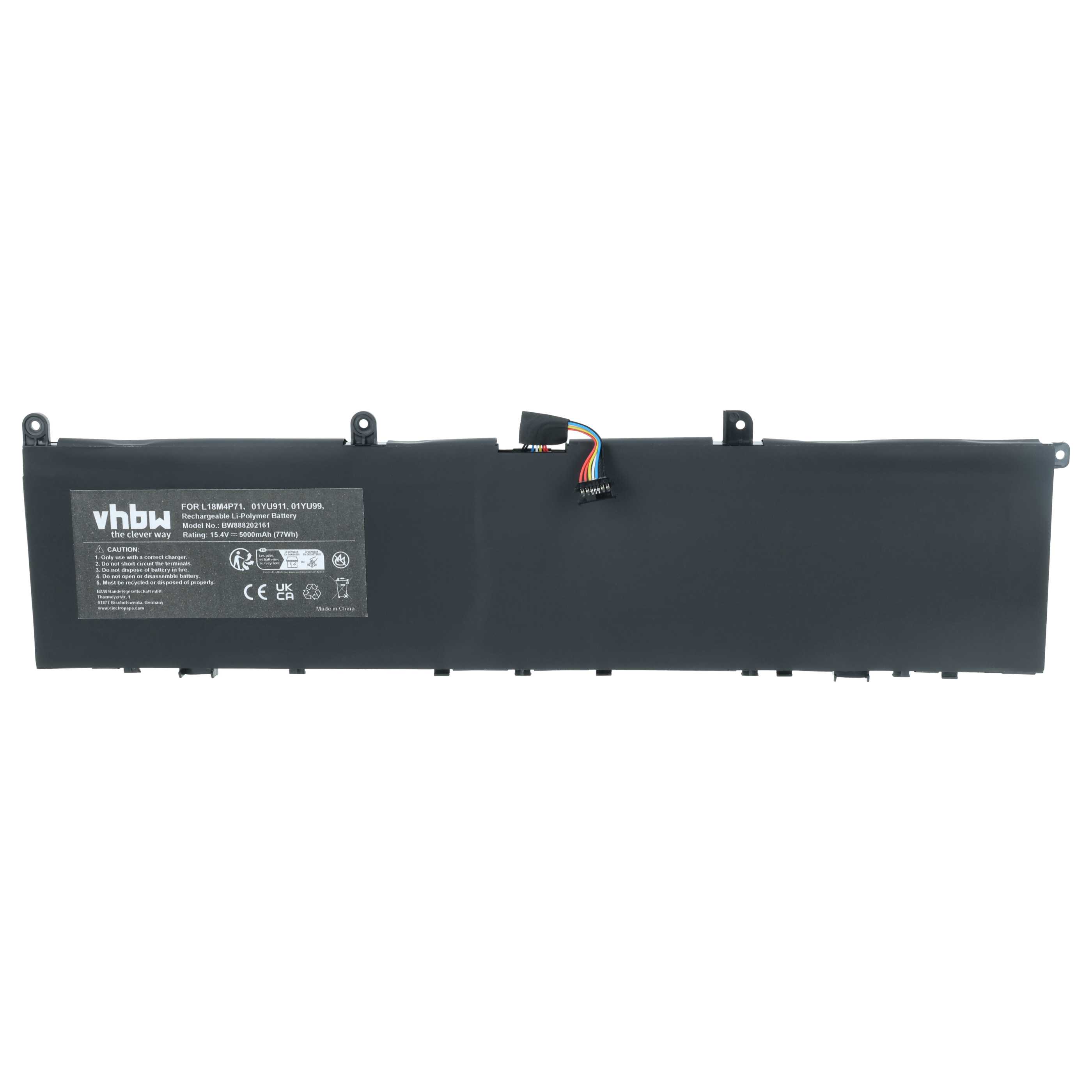 Akumulator do laptopa zamiennik Lenovo L18M4P71, 5B10W13900, 01YU99, 01YU911 - 5000 mAh 15,4 V LiPo