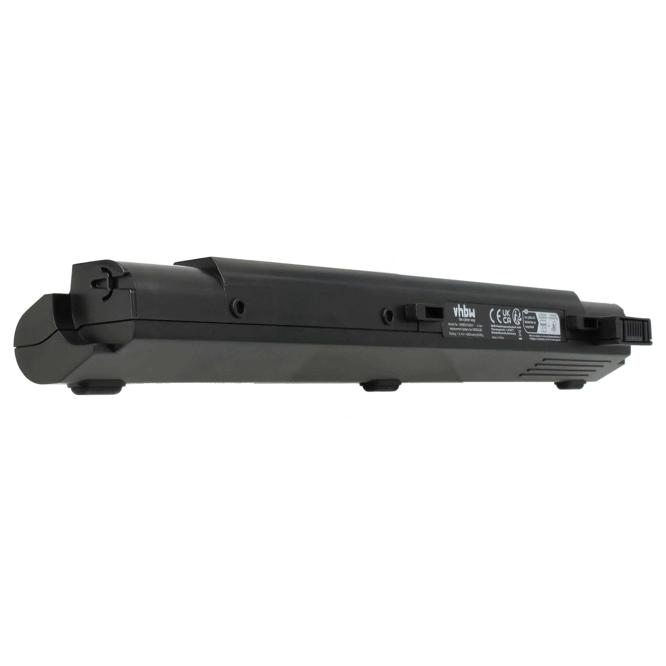 Akumulator do laptopa zamiennik Medion 0299-MP1006J443, GBM-BMS050ABA00 - 4400 mAh 14,8 V Li-Ion, czarny