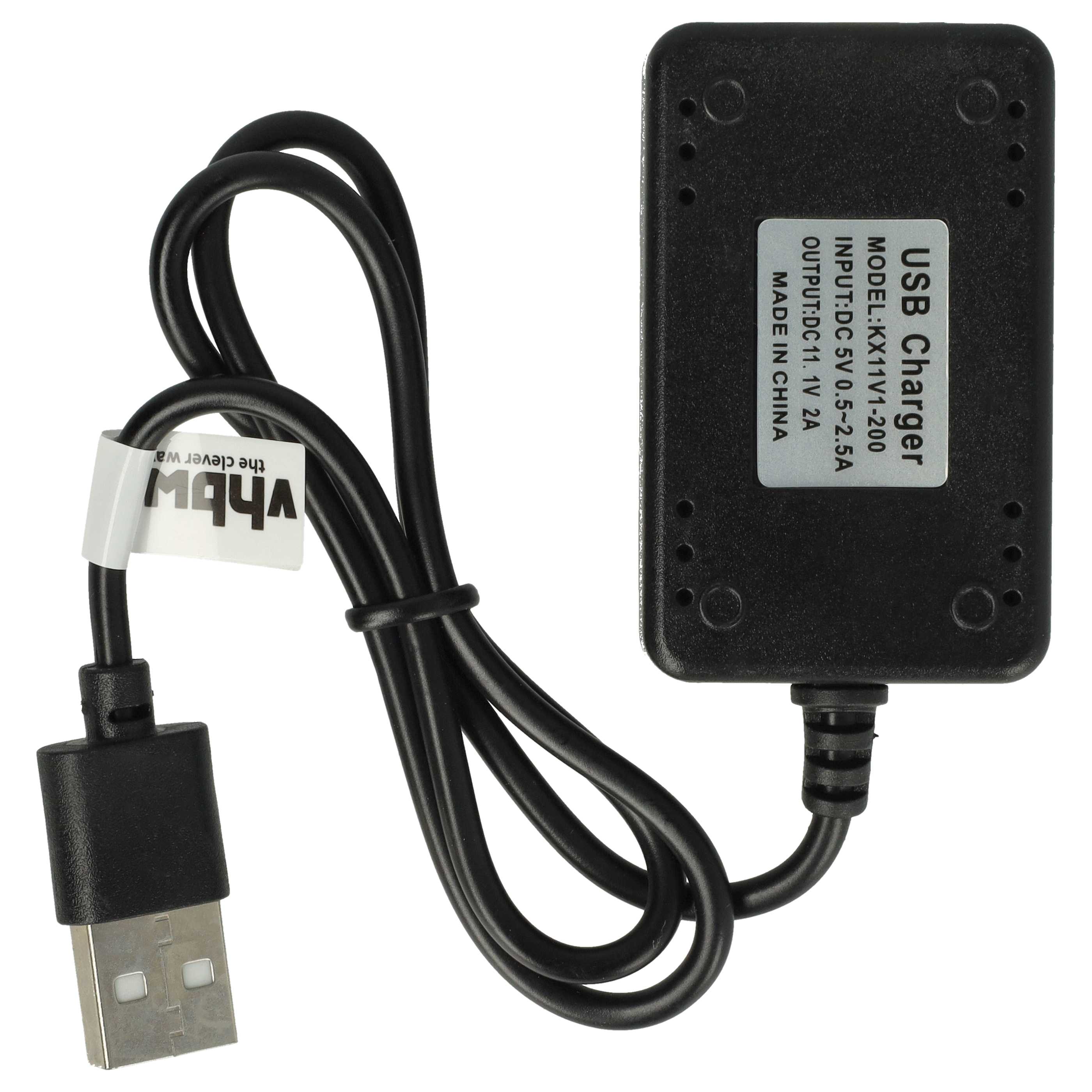 USB Charging Cable suitable for RC Batteries with JST-XH 4P Connector, RC Model Making Battery Packs - 55 cm 1