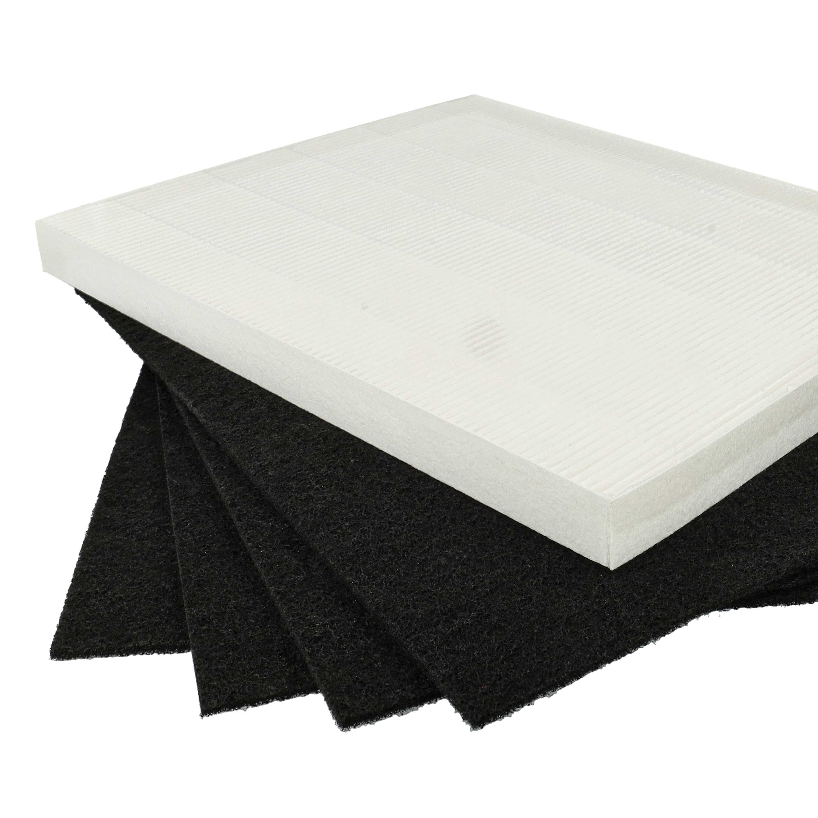 10 Part Filter Set replaces Winix 123050, 15HC, WRF15-HC Air Purifier - HEPA filter, activated carbon filter