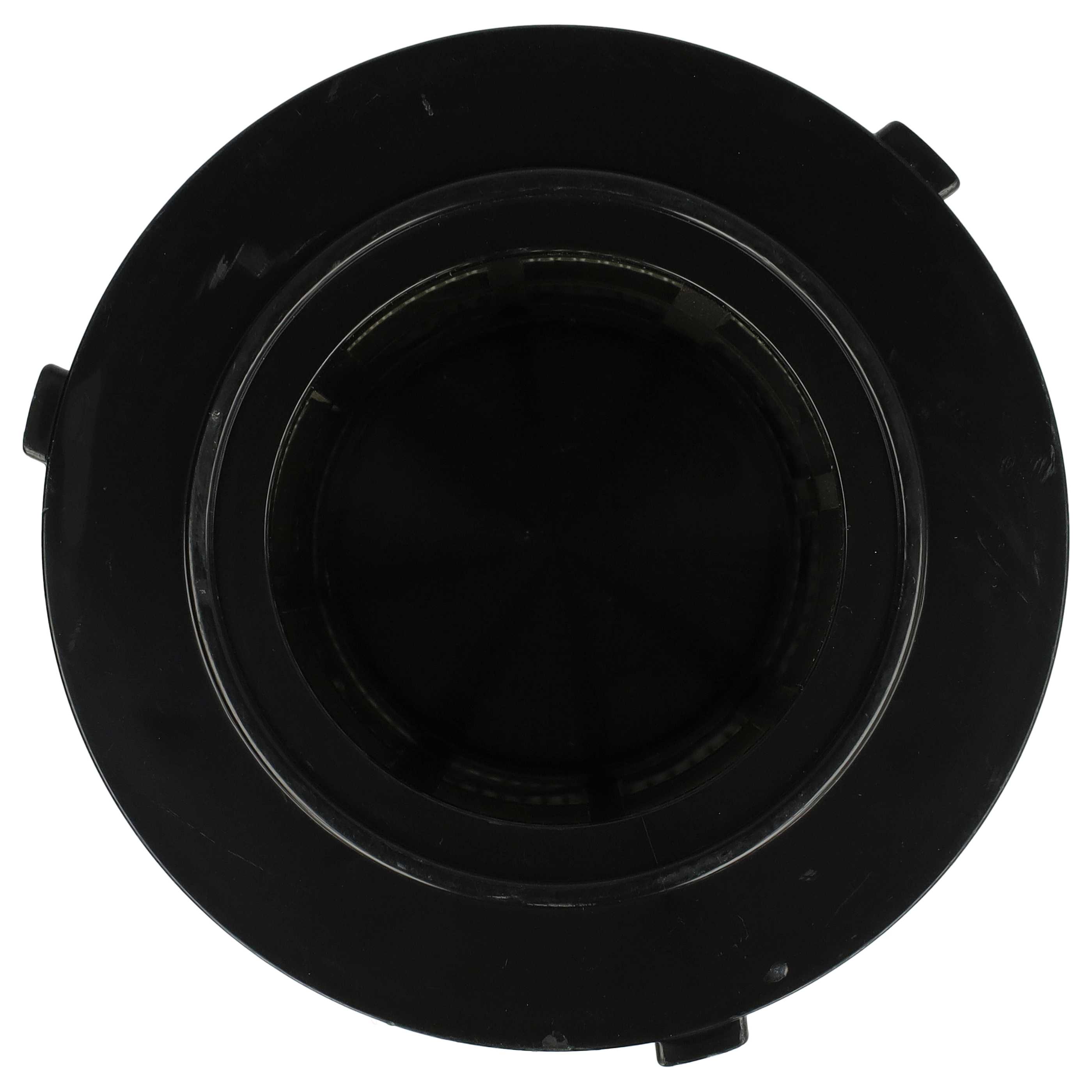8x round filter replaces Dewalt DCV5801H, DCV5801H-XJ for Dewalt Vacuum Cleaner, black / white