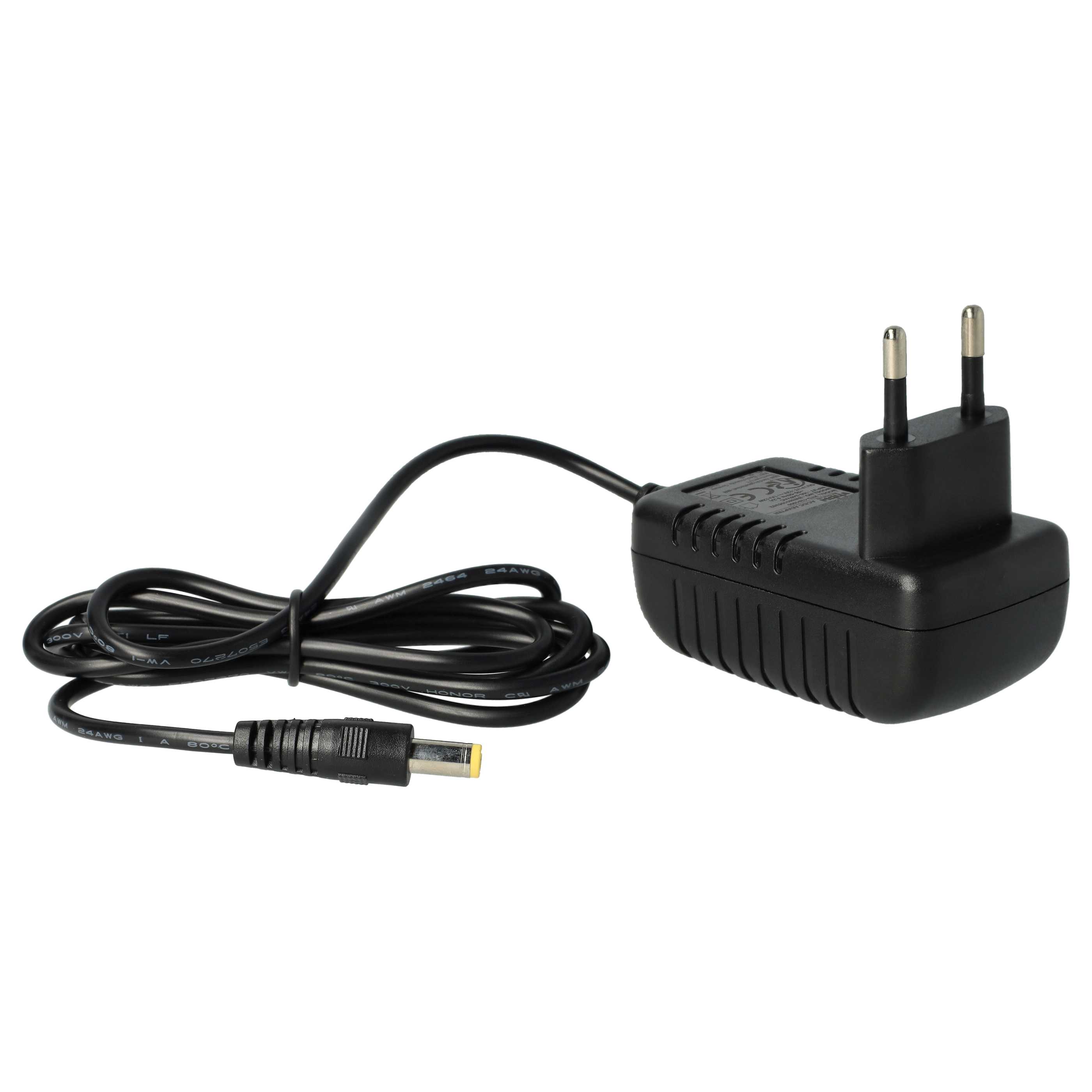 Mains Power Adapter replaces ADS0128-B 120100, DVE DSA-12G-12 FEU 120120 for Electric Devices - 140 cm 12 V