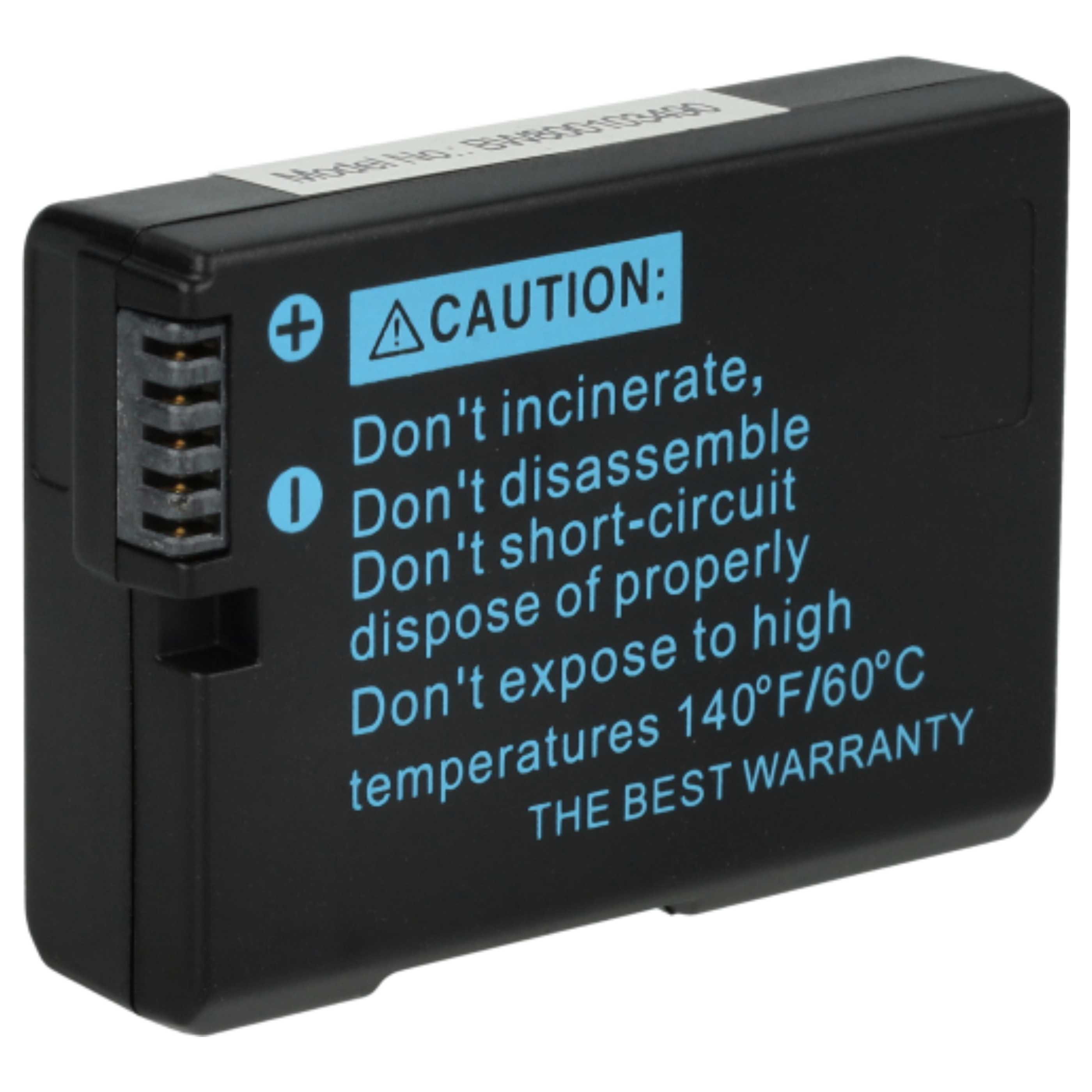 3x Battery replaces Nikon EN-EL14 - 950mAh, 7.2V, Li-Ion with Info Chip
