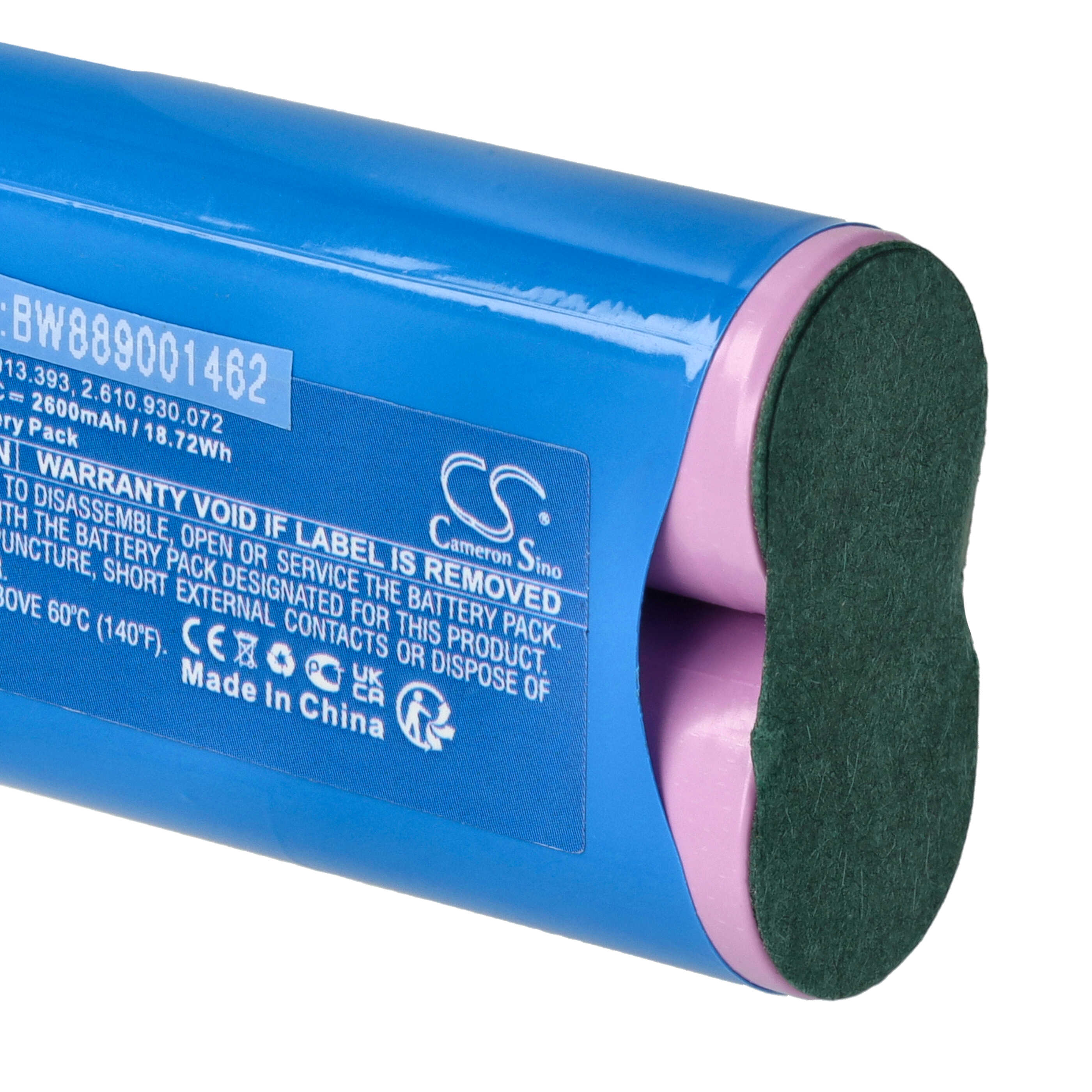 Battery replaces Dremel 2.610.013.393, 2.610.930.072 Electric Power Tool - 2600 mAh, 7.2 V, Li-Ion