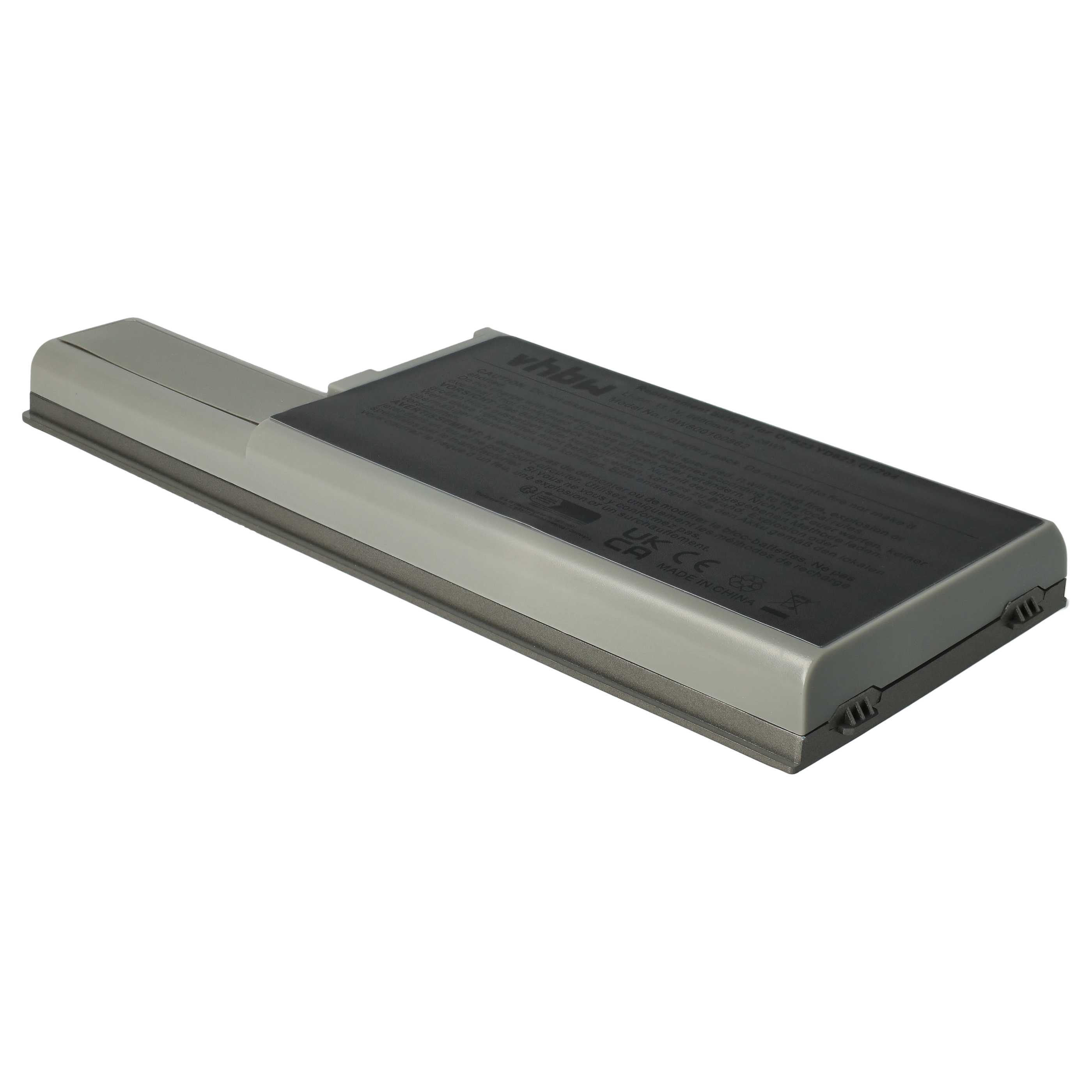 Notebook-Akku als Ersatz für Dell 312-0393, 312-0394, 312-0401, 312-0402 - 6600mAh 11,1V Li-Ion, grau