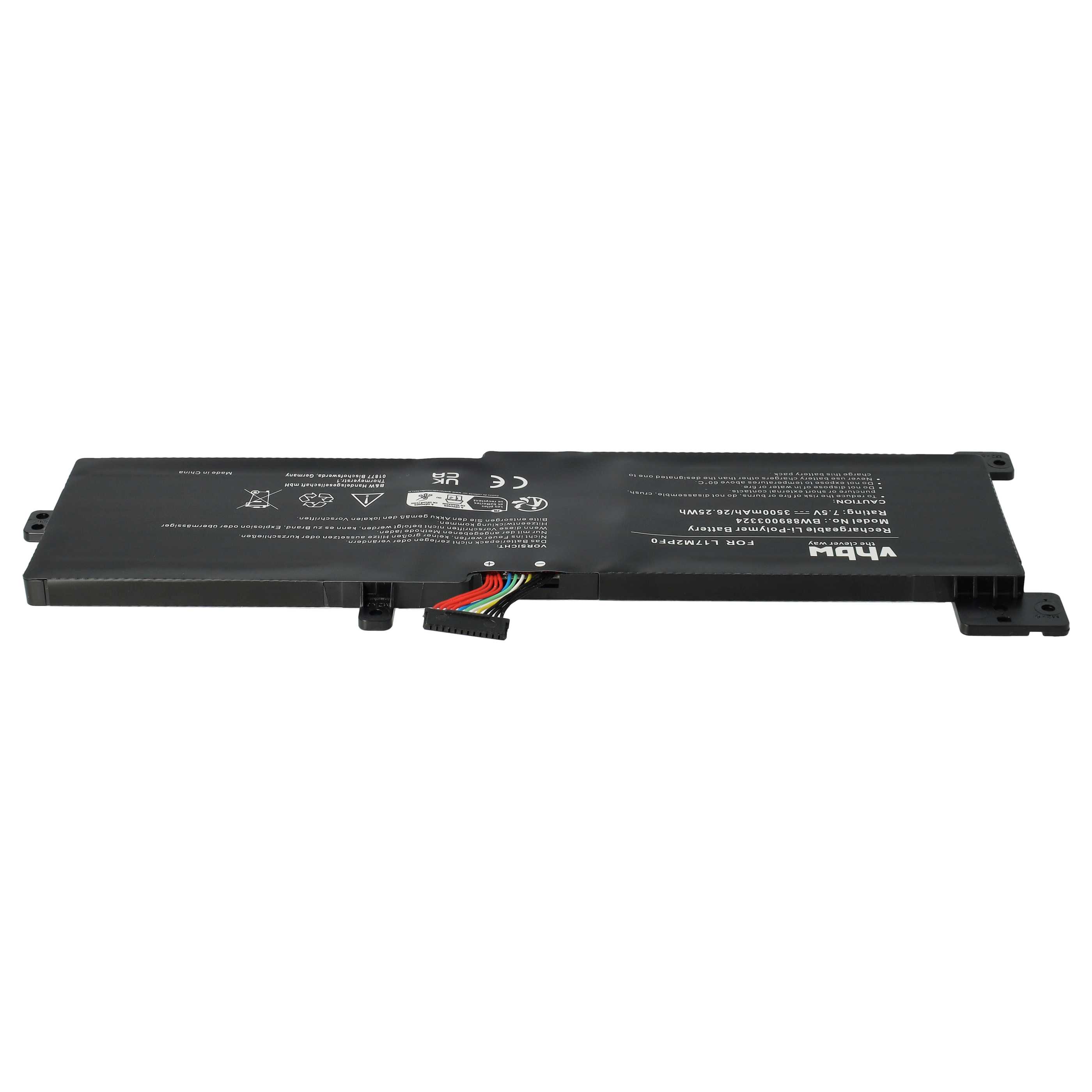 Akumulator do laptopa zamiennik Lenovo 5B10Q62138, 5B10Q62139, 5B10Q41211 - 3500 mAh 7,5 V LiPo, czarny