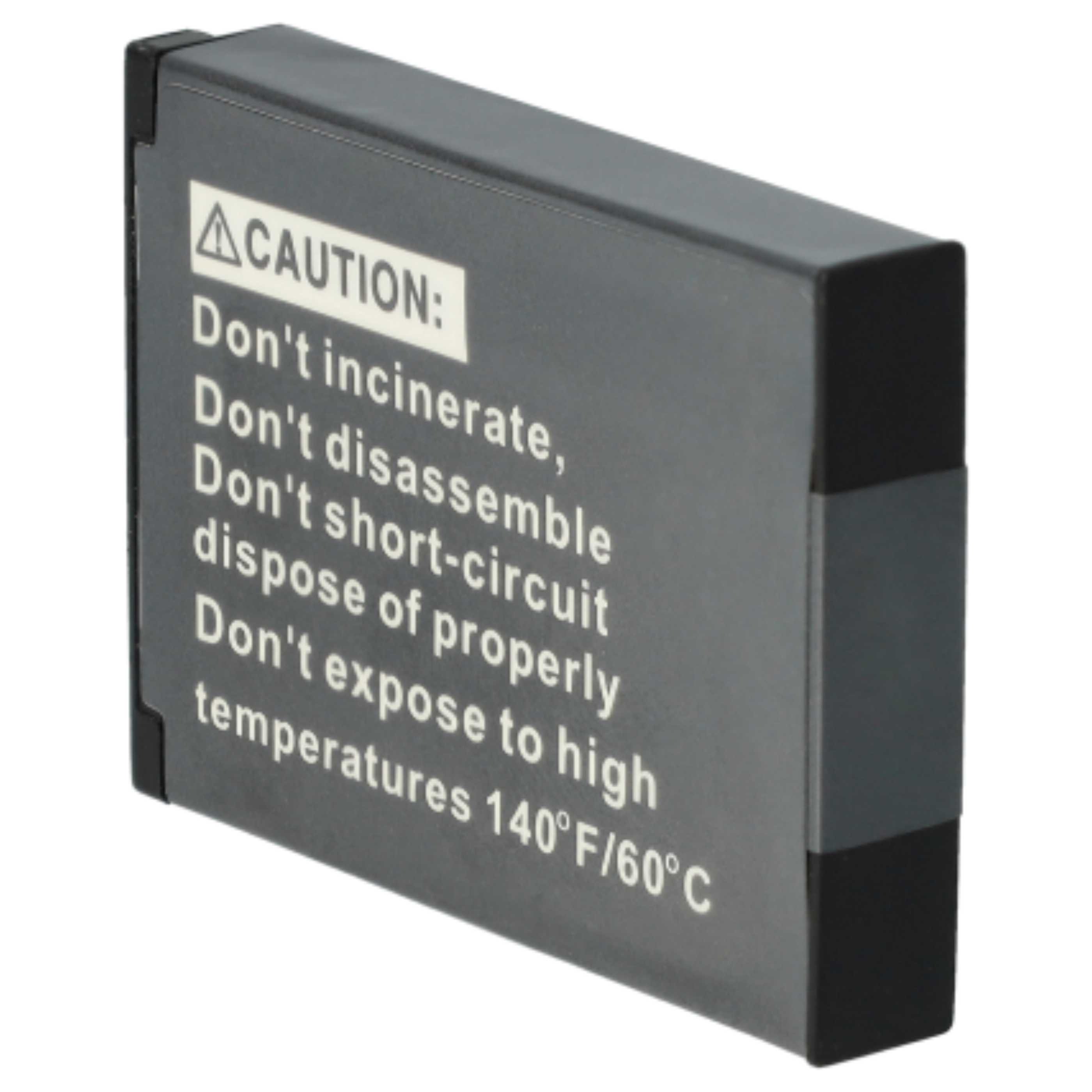 3x Battery replaces Samsung BP-10A, BP10A, SLB-10A - 700mAh, 3.6V, Li-Ion