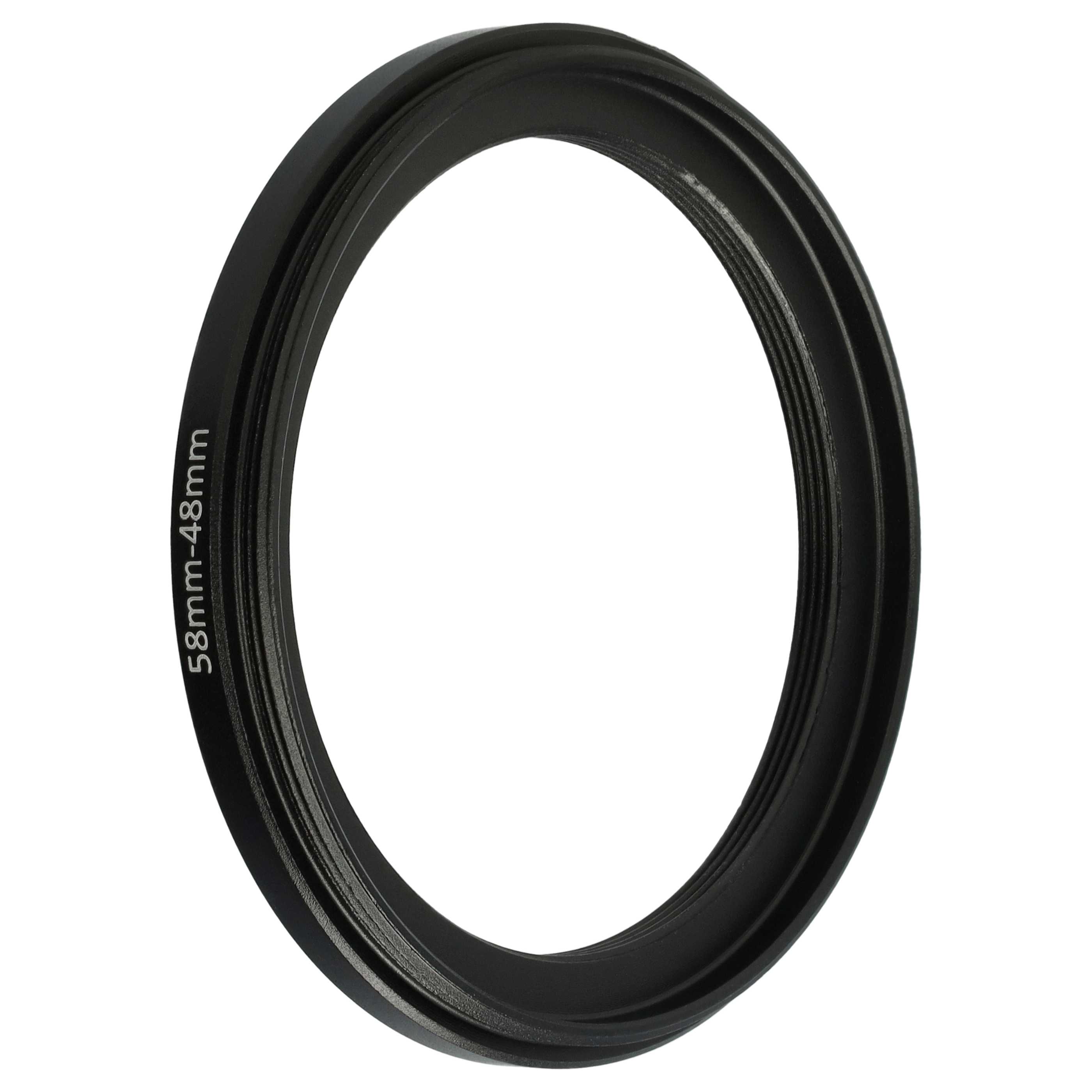 Step-Down Ring Adapter from 58 mm to 48 mm for various Camera Lenses