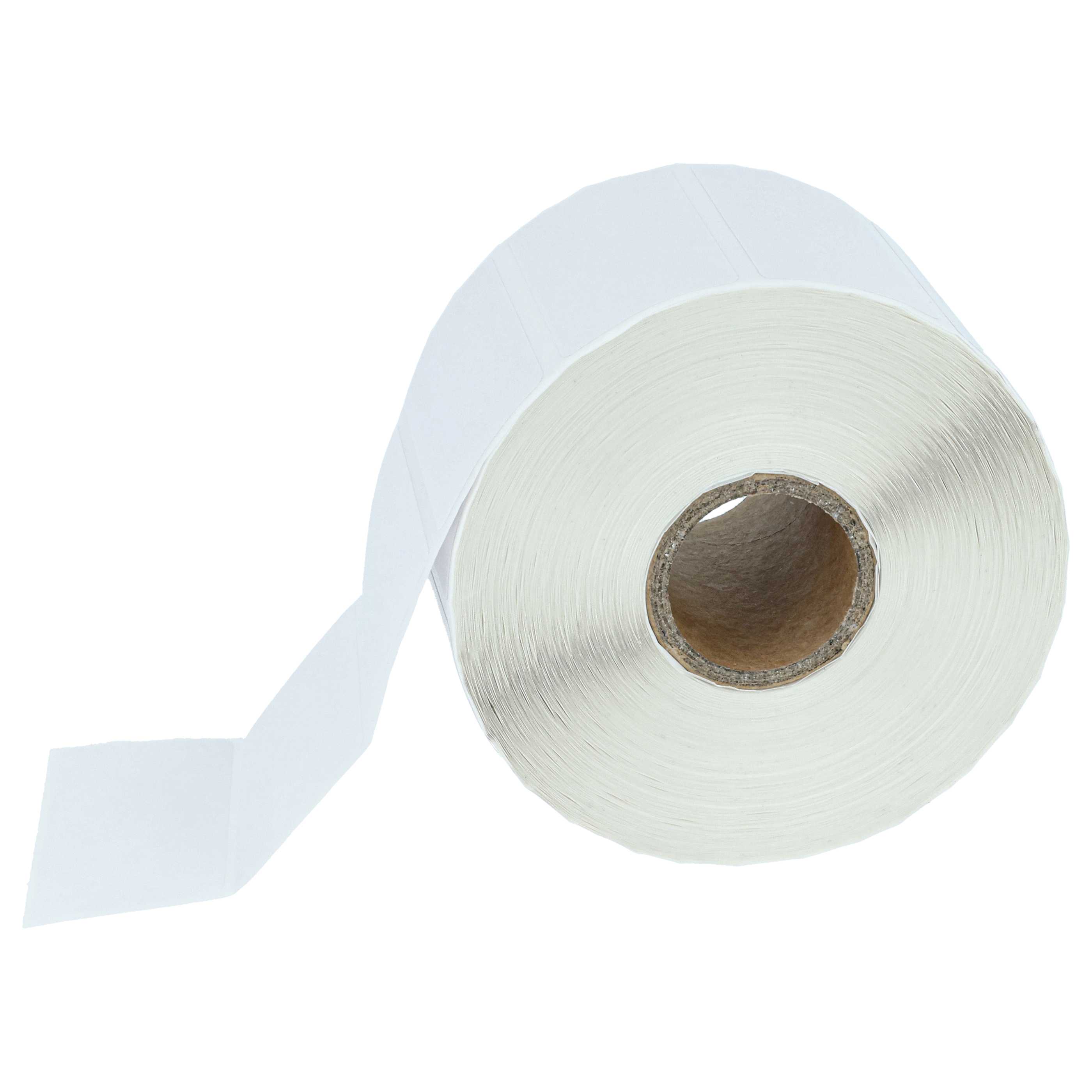 10x Etiketten für Toshiba Etikettendrucker - 25,4mm x 50,8mm