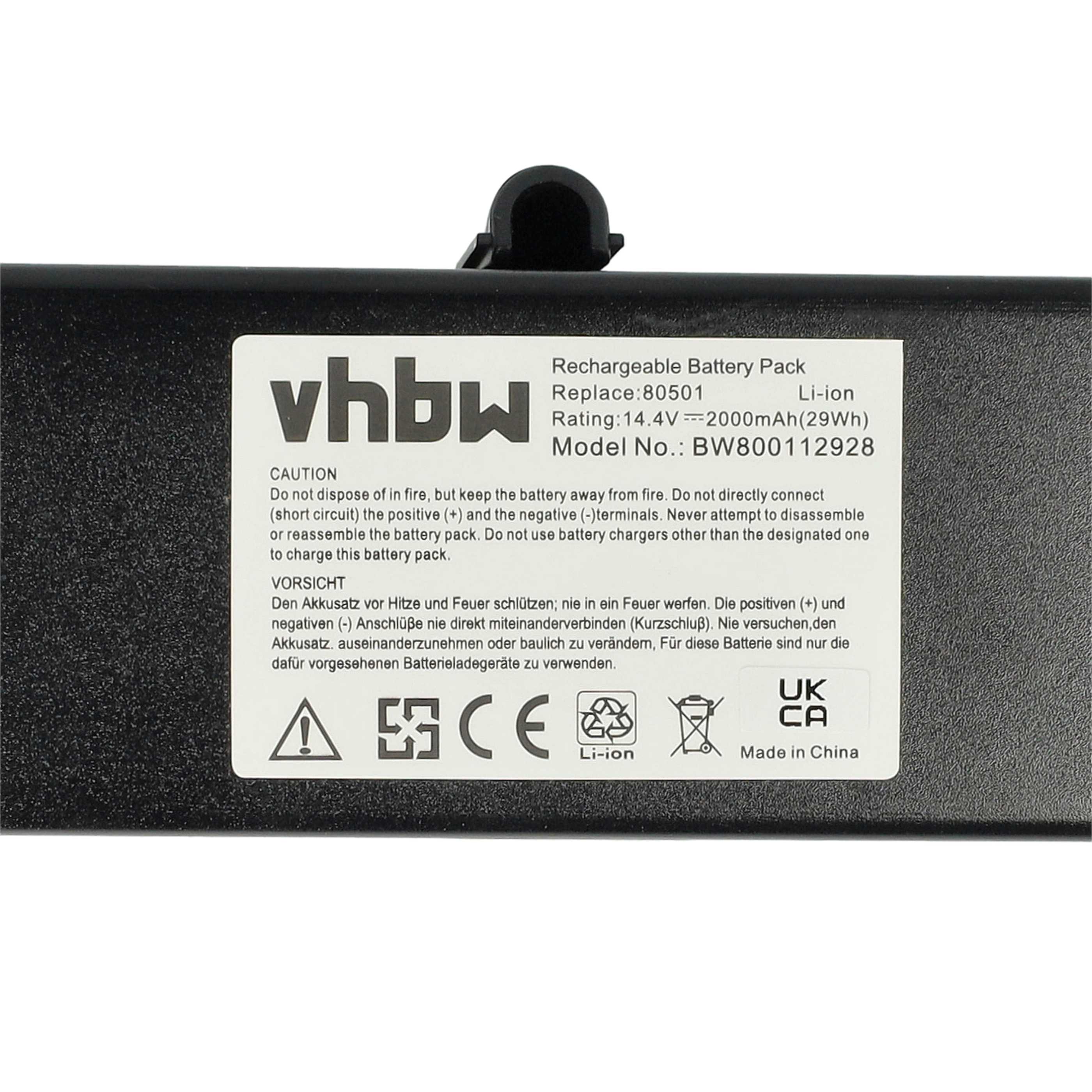 Akumulator do odkurzacza iRobot zamiennik iRobot GD-Roomba-500, VAC-500NMH-33, 11702 - 2000mAh 14,4V Li-Ion