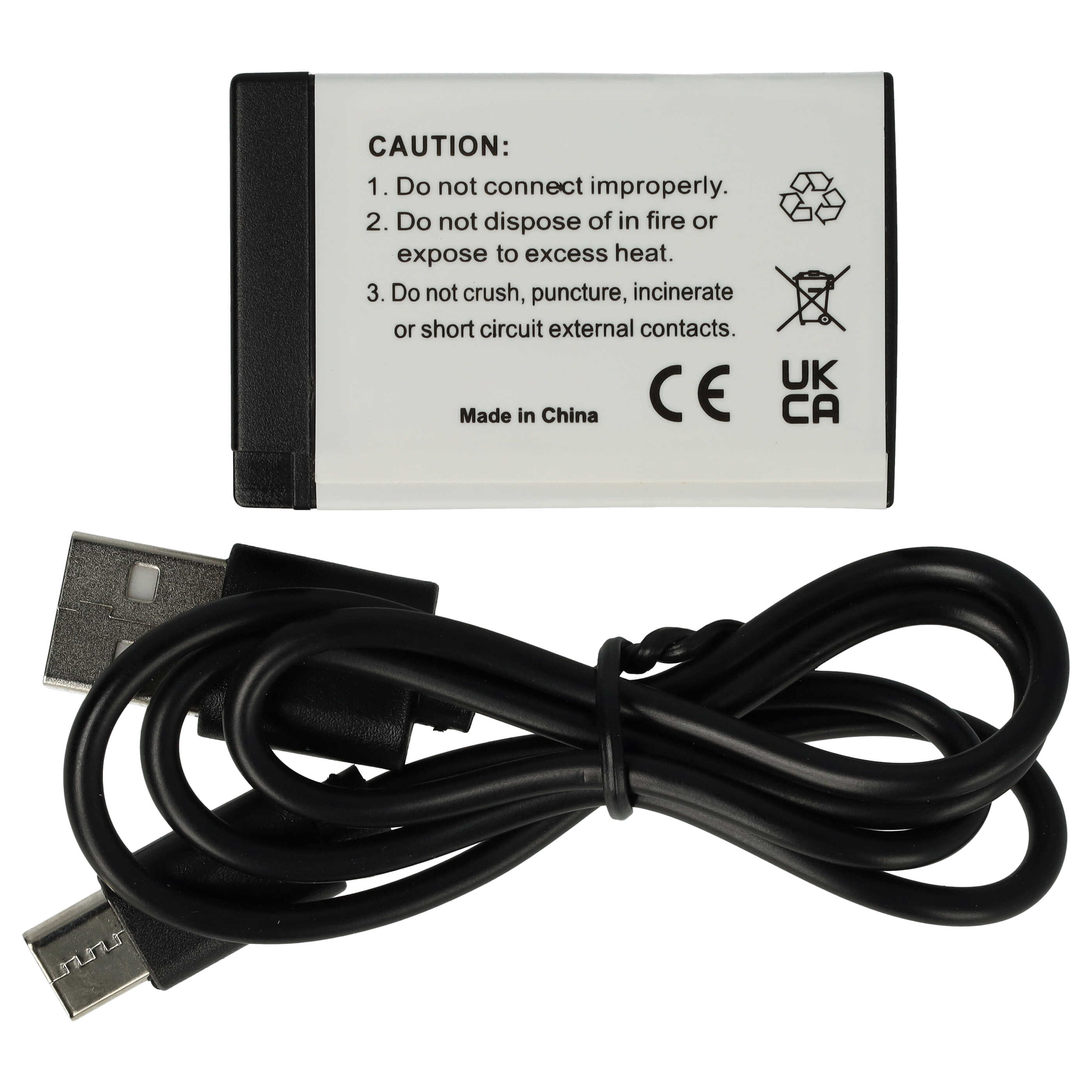 Batería reemplaza Canon LP-E17 para cámara Saramonic - 1000 mAh 7,4 V Li-Ion, con clavija (h) USB C