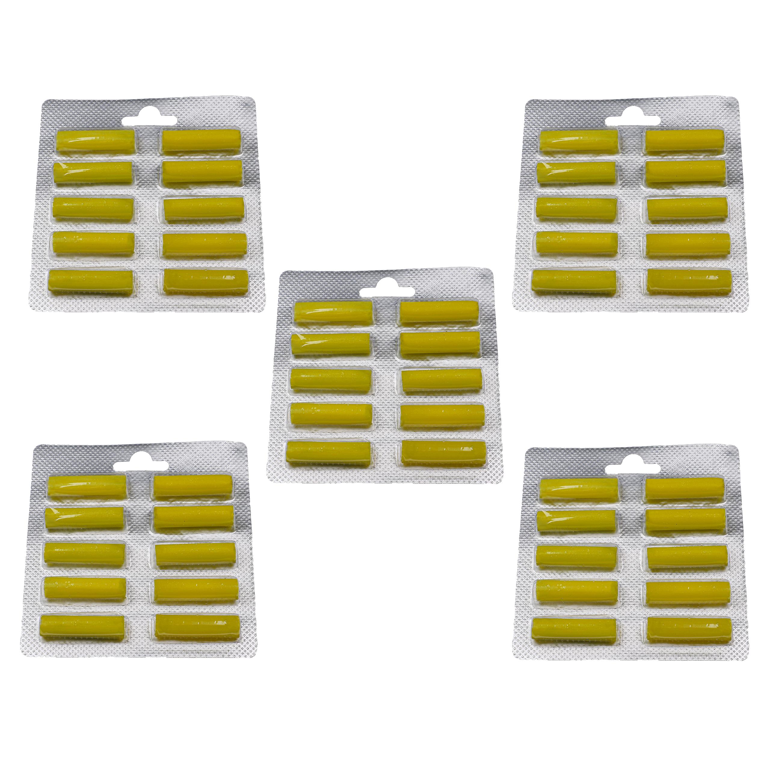 50x Air Freshener Sticks suitable for various Vacuum Cleaners with Bag - lemon