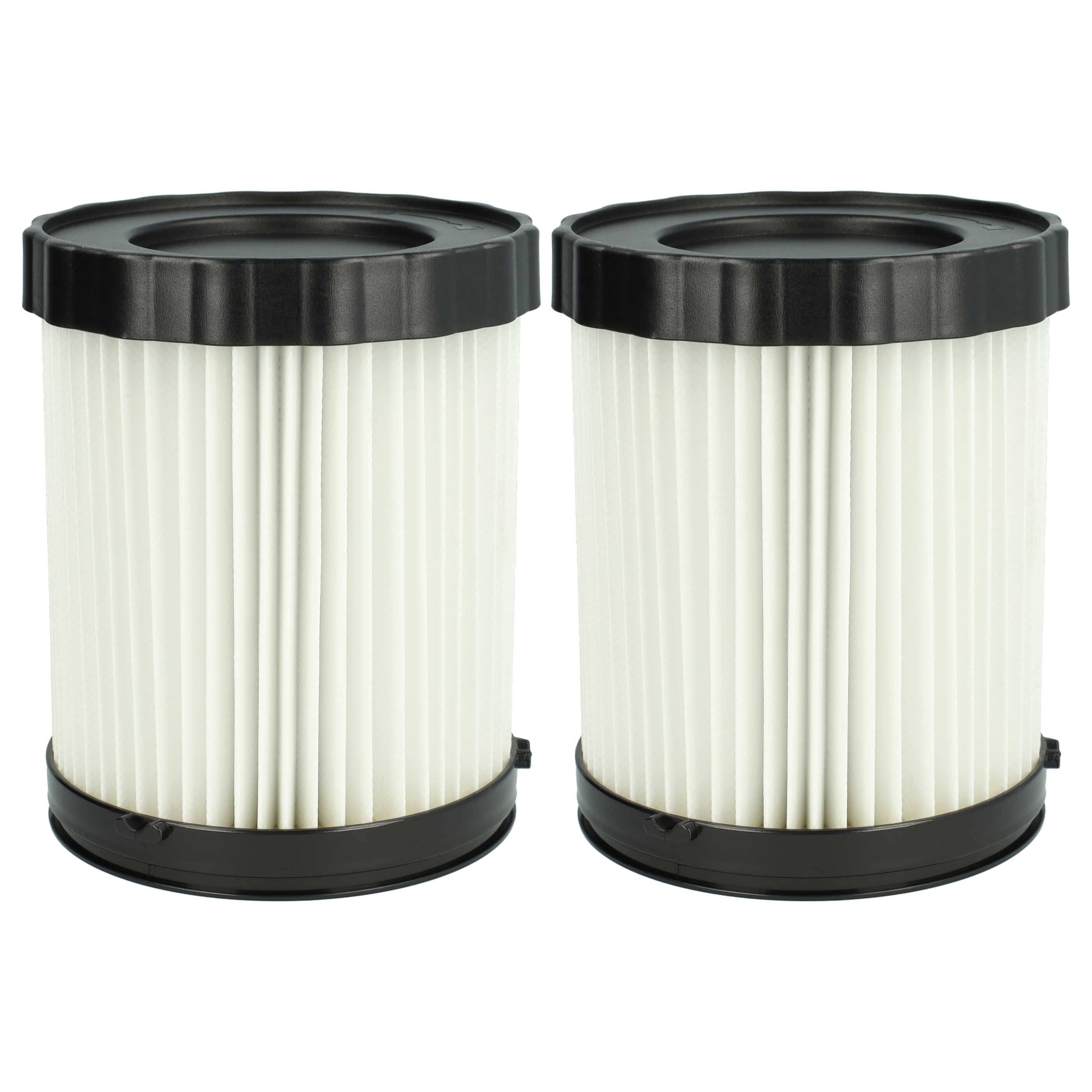 2x Filtro sostituisce Bosch 1 600 A01 1RT, 2 608 000 663 per aspirapolvere - filtro a pieghe, bianco